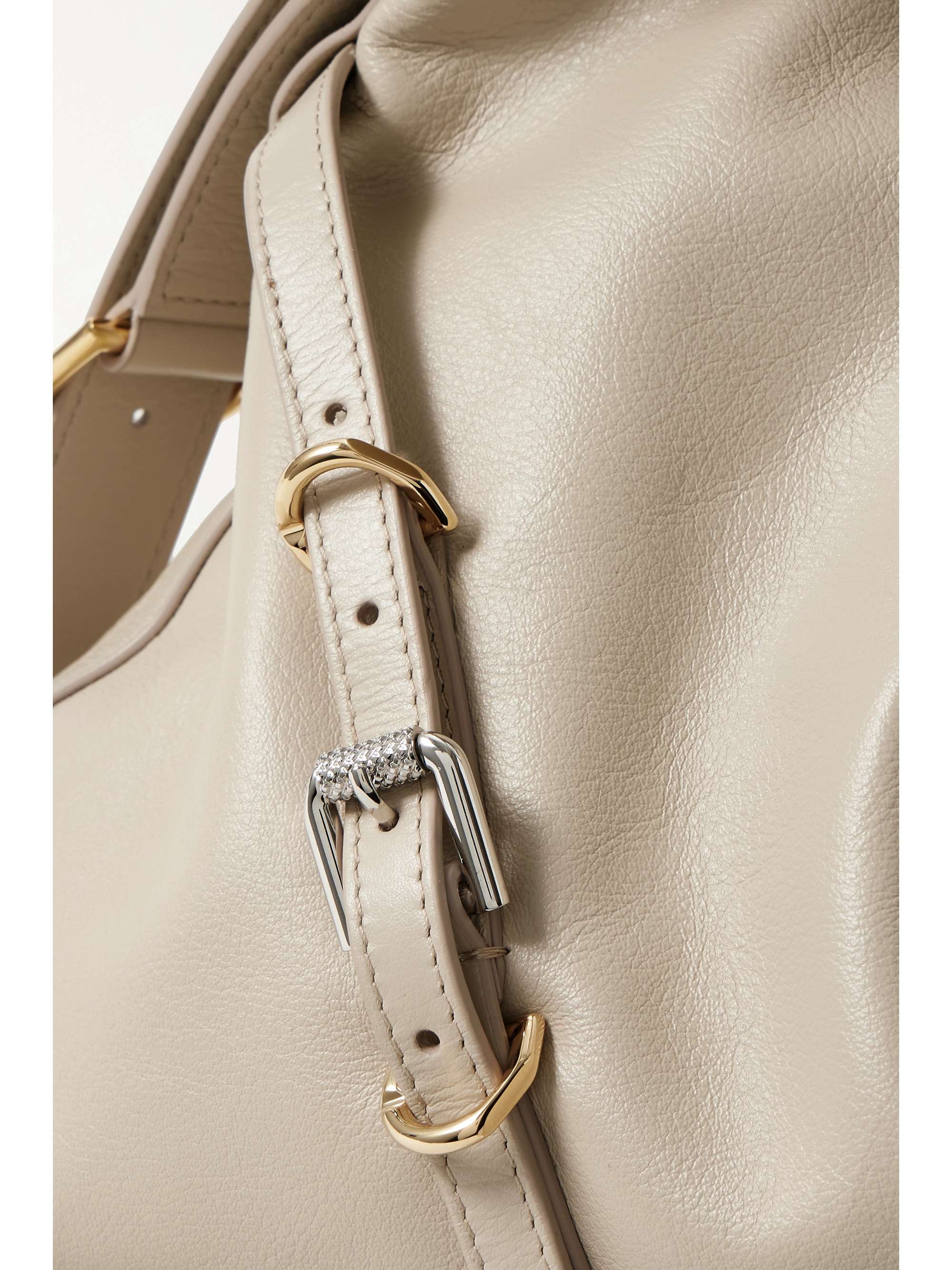 GIVENCHY Voyou medium textured-leather shoulder bag