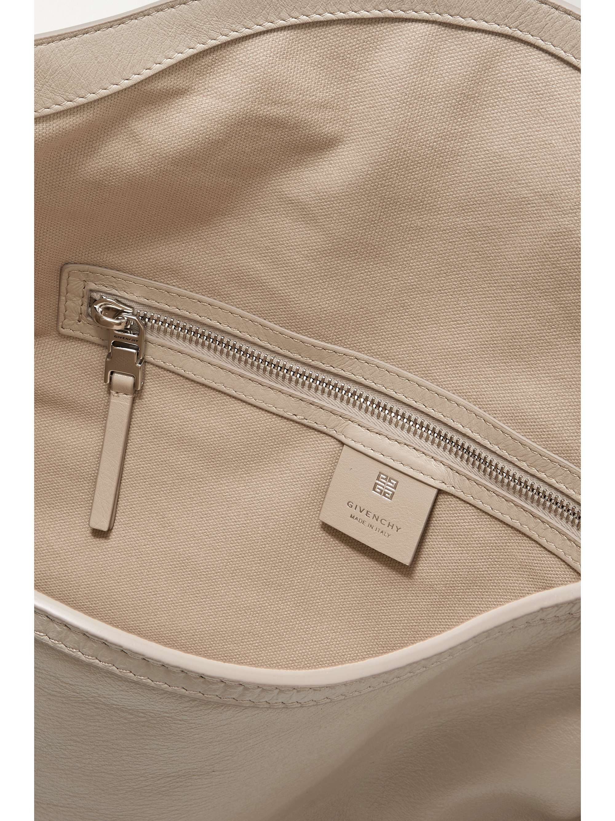 GIVENCHY Voyou medium textured-leather shoulder bag