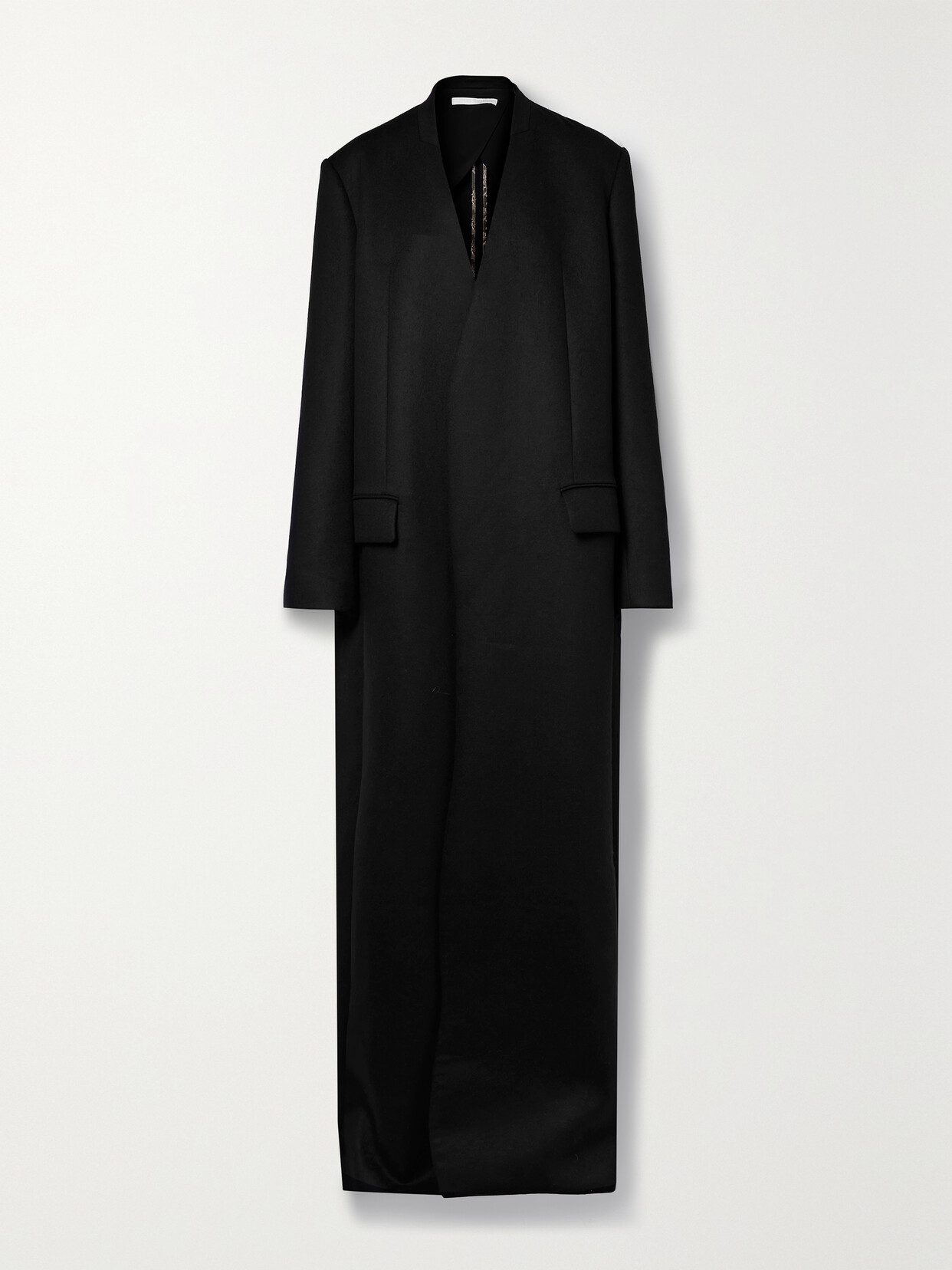 Jason Wu Collection Oversized Wool Coat - Black