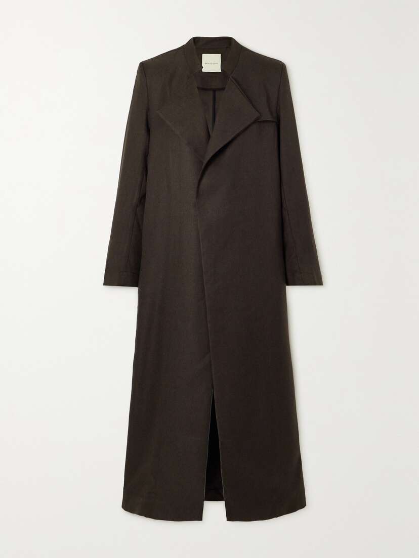 Bouguessa Rana Recycled-twill Trench Coat