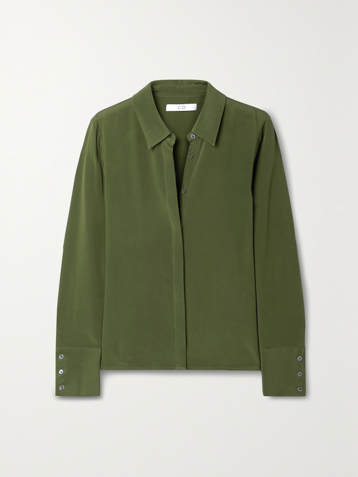 Co - Crepe Shirt - Green