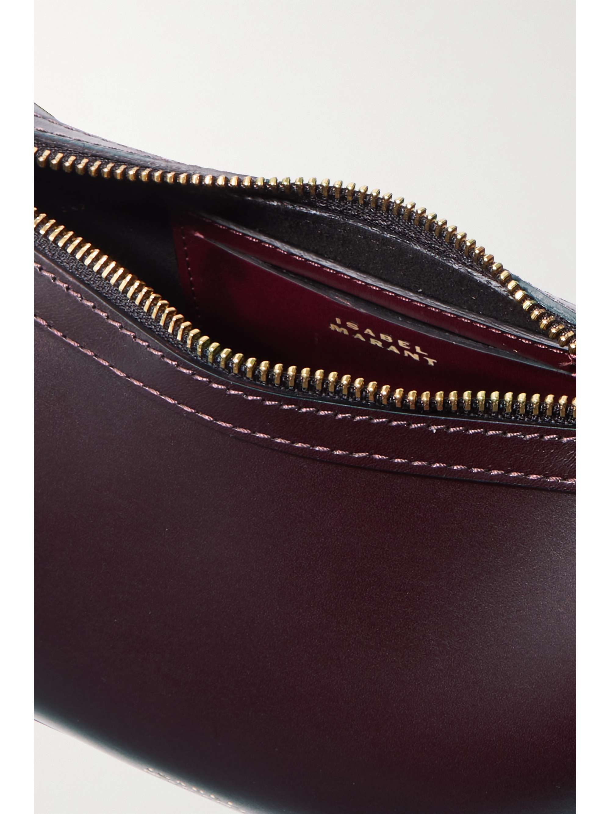 ISABEL MARANT Oskan Moon studded leather shoulder bag | NET