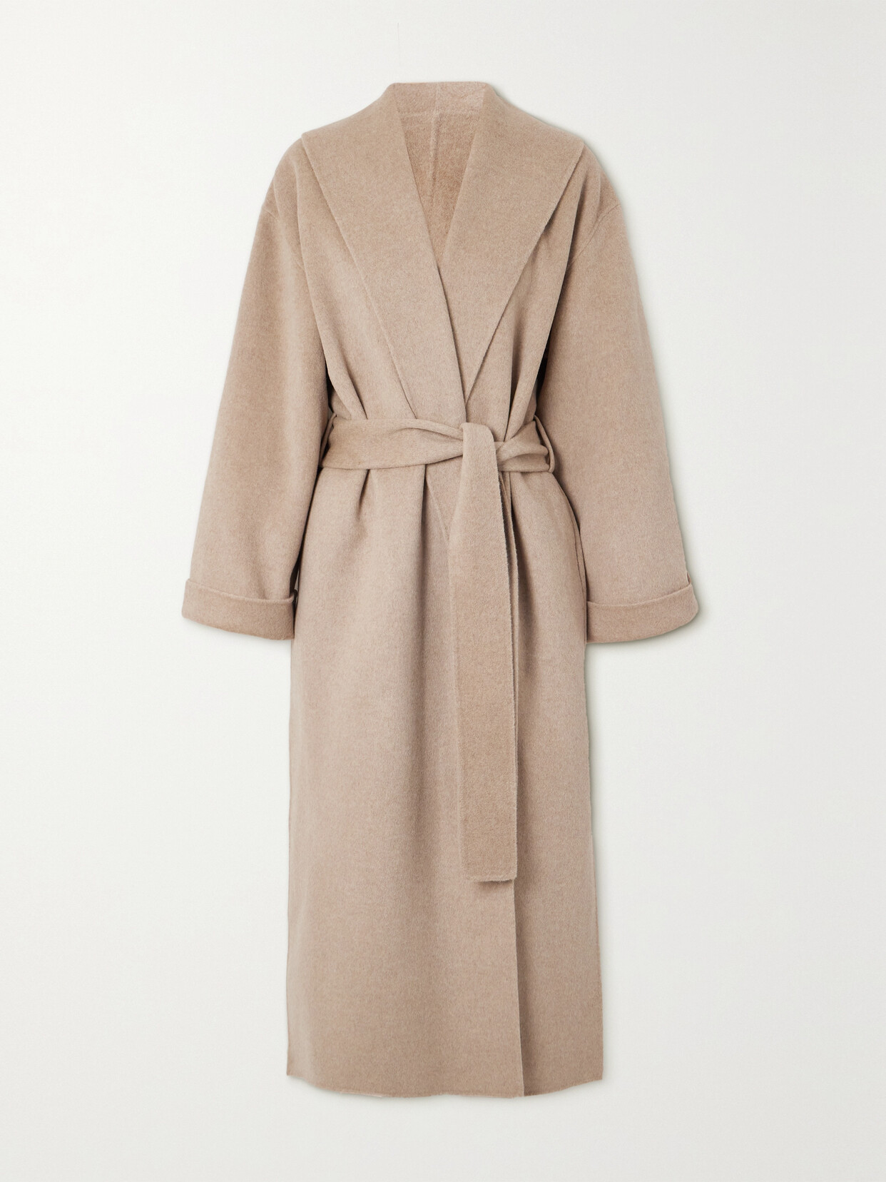 By Malene Birger - Trullem Belted Wool Coat - Neutrals