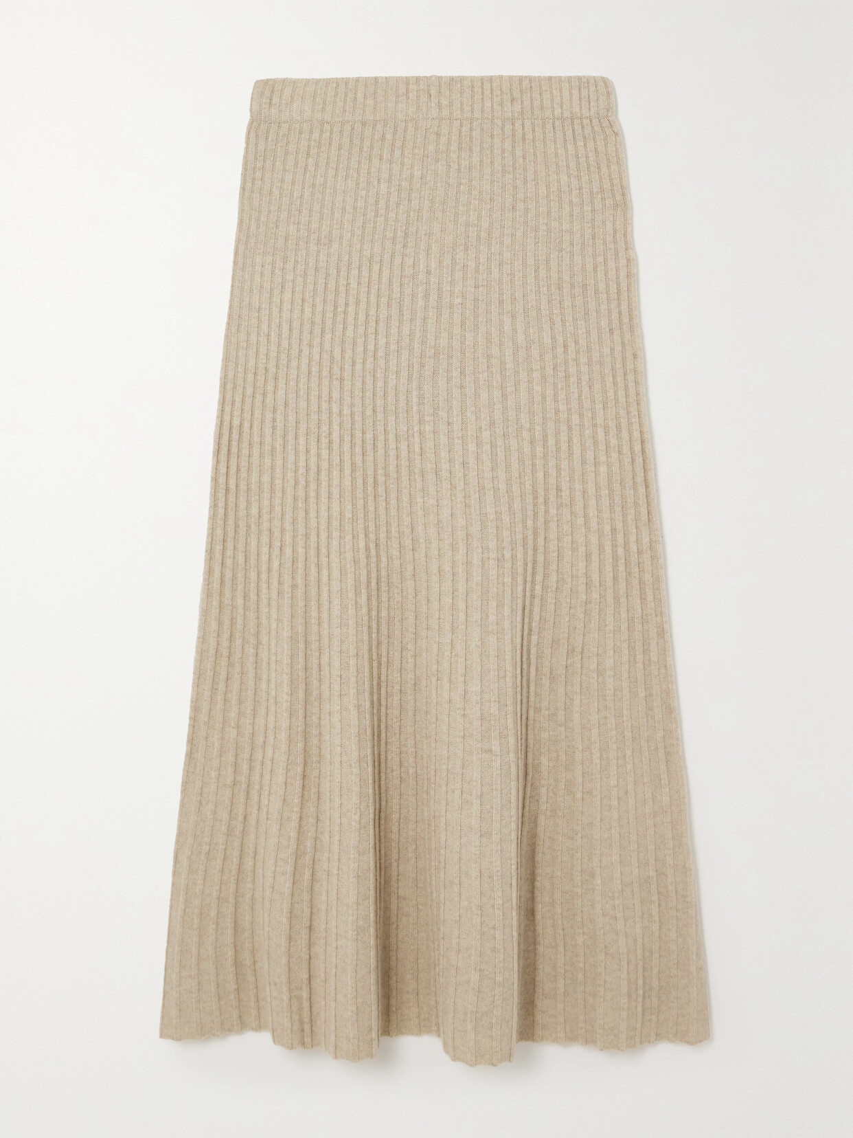 BY MALENE BIRGER HEVINA RIBBED WOOL MAXI SKIRT