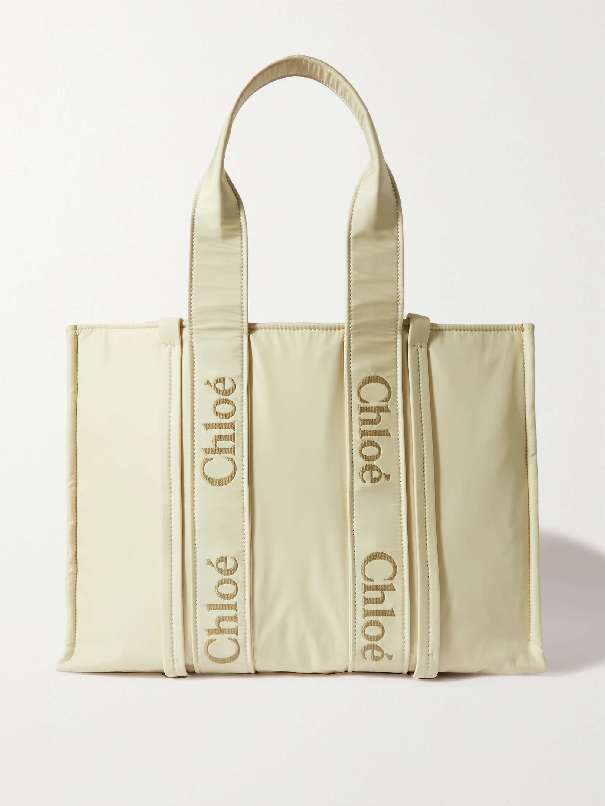 Chloé Woody Medium Nylon Tote Bag