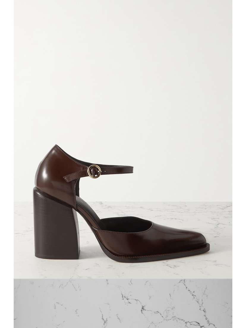 Dries Van Noten Leather Mary Jane Pumps