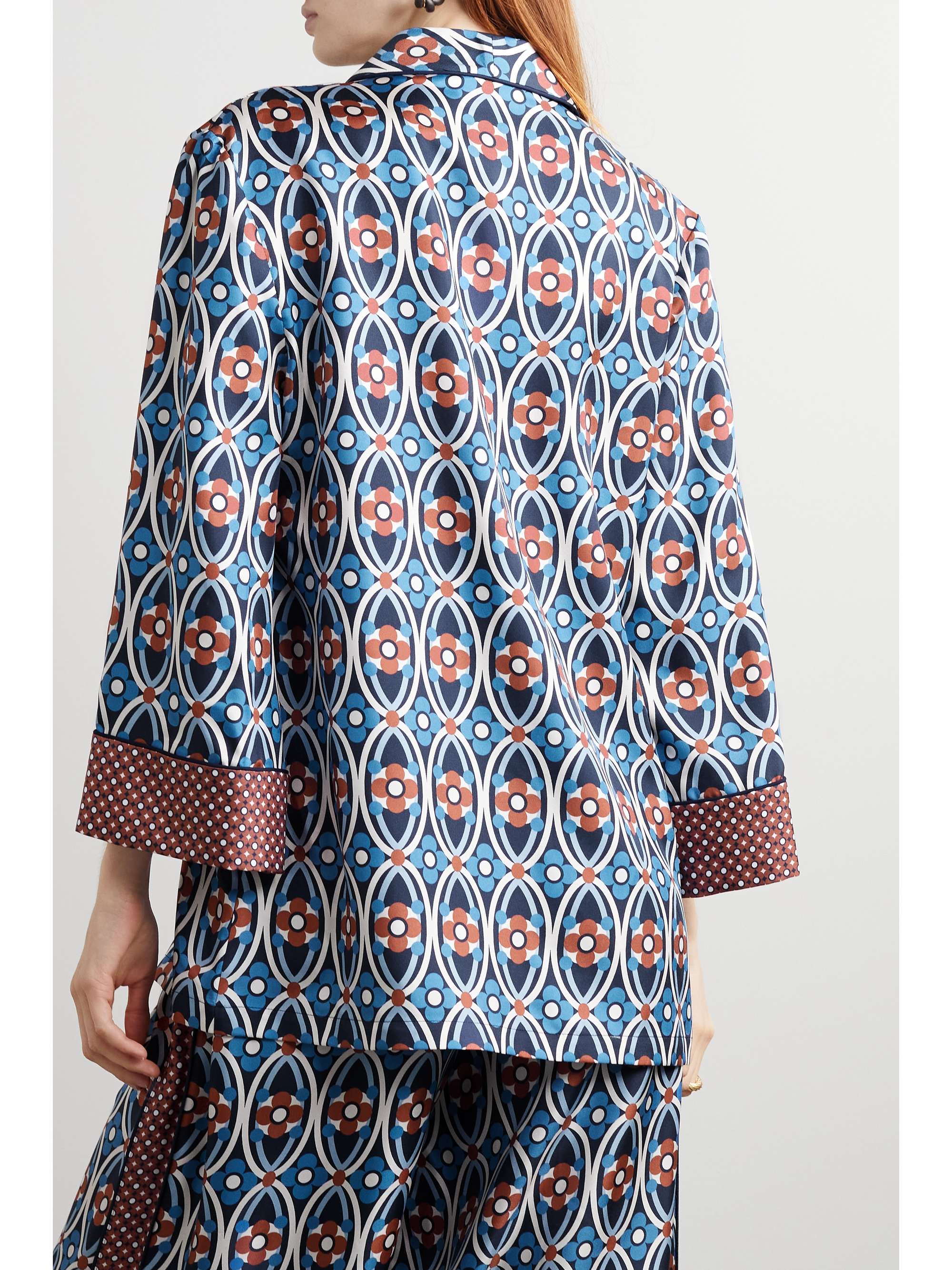 CARA CARA Venezia printed silk-twill shirt