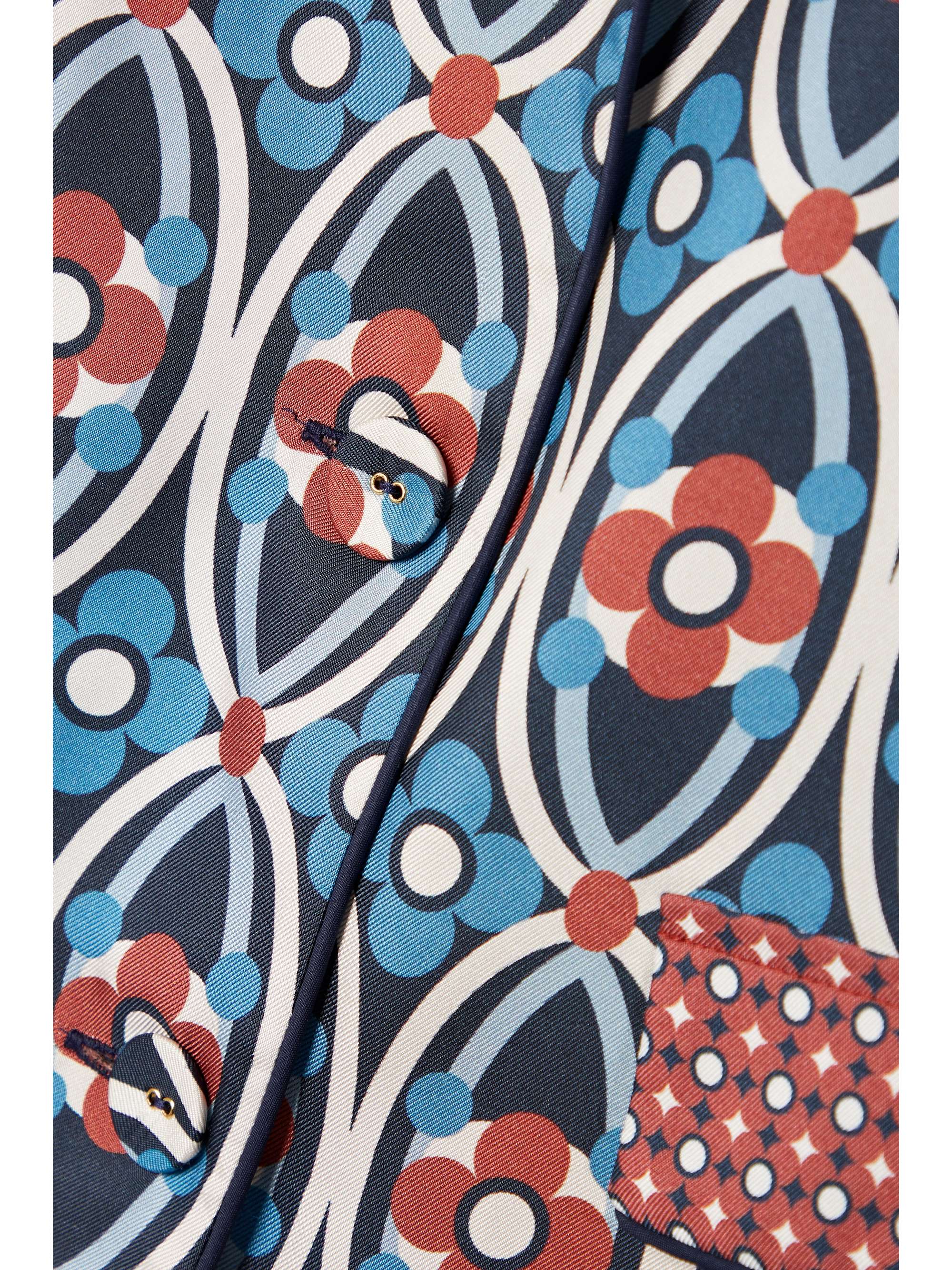 CARA CARA Venezia printed silk-twill shirt