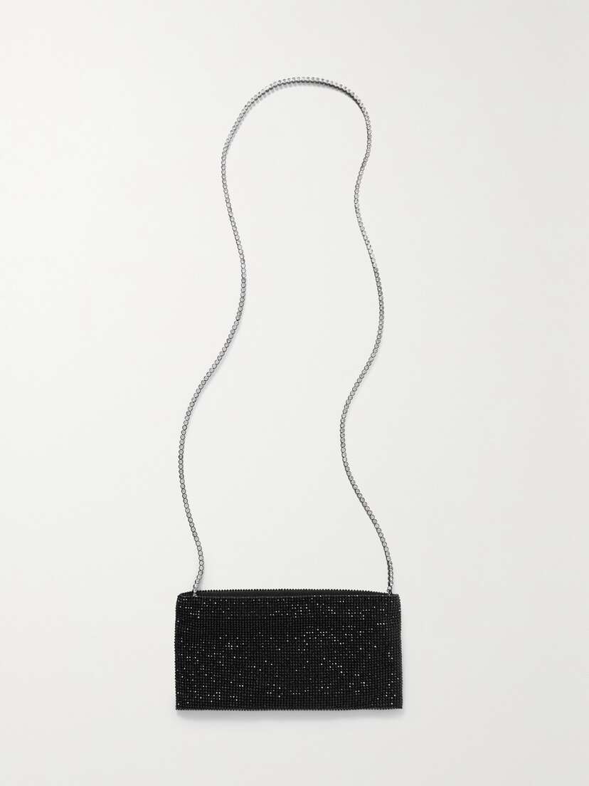 Benedetta Bruzziches Your Best Friend Mini Crystal-embellished Chainmail Shoulder Bag