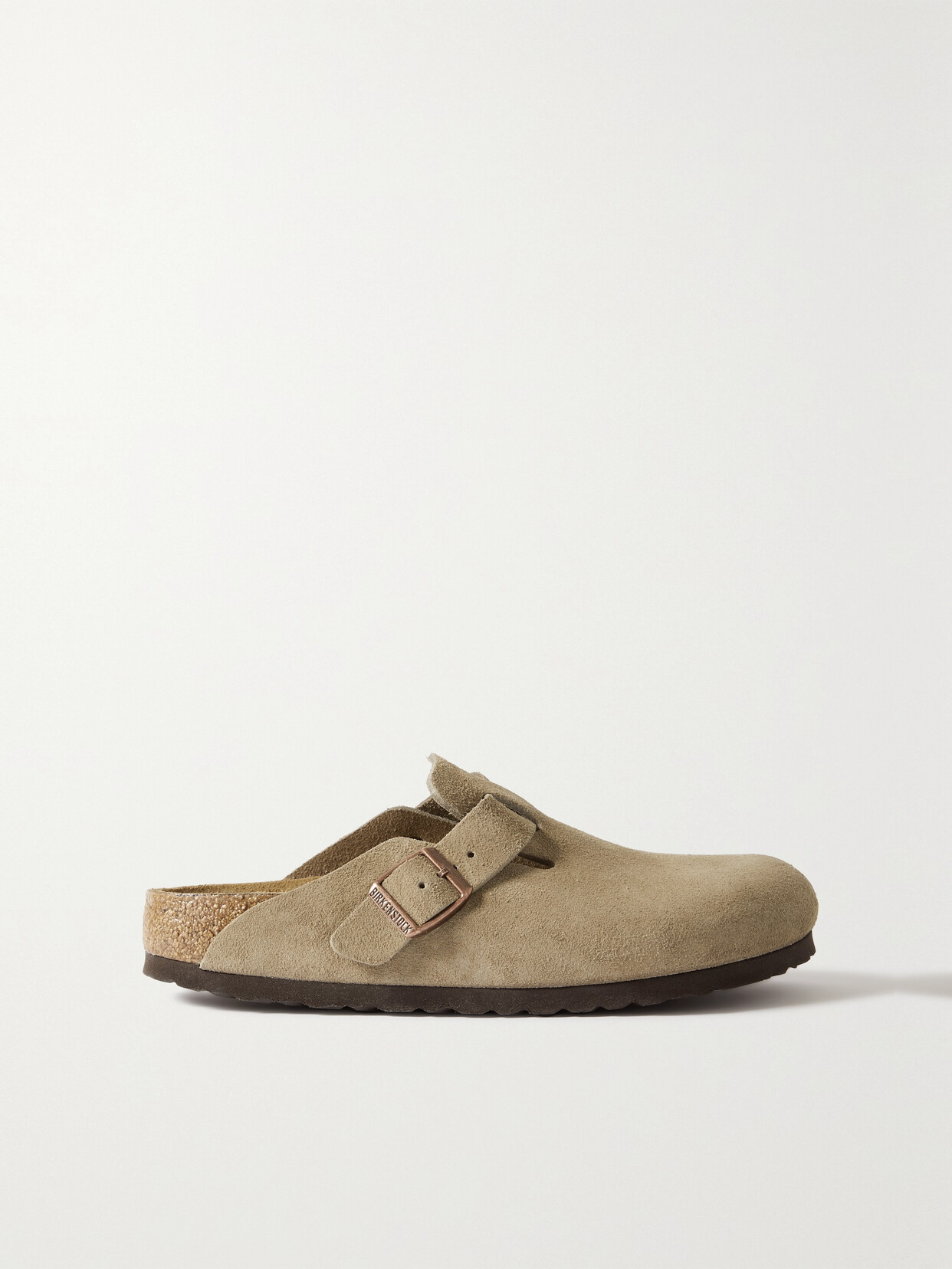 Birkenstock - Boston Suede Clogs - Brown