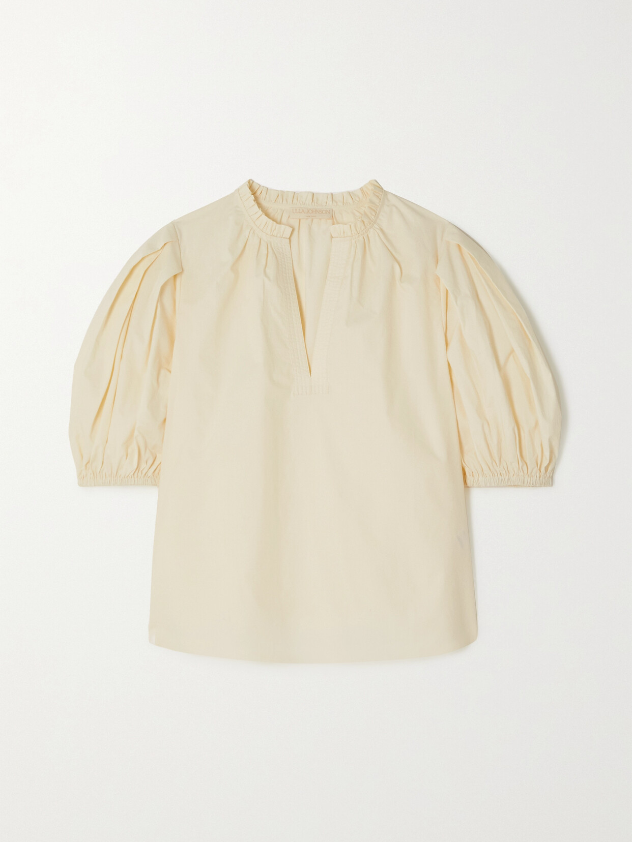 Ulla Johnson - Tillie Cotton-poplin Blouse - White