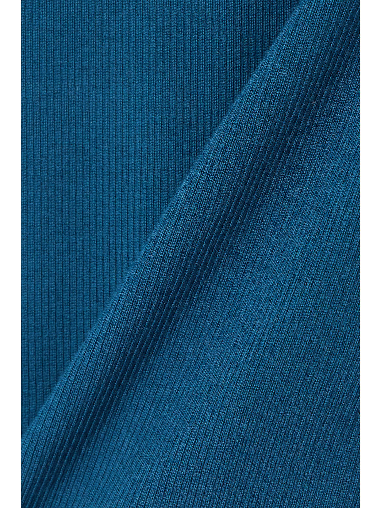 Shop Allude Ribbed Wool Sweater In Blue