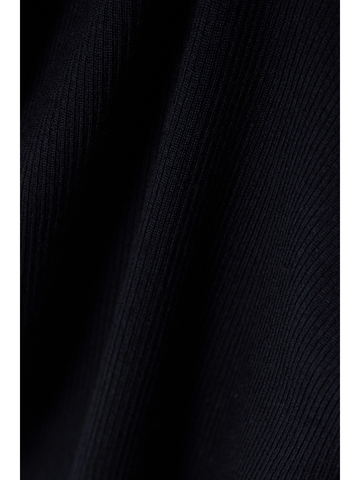 Shop Allude Cutout Ribbed Wool Sweater In Blue