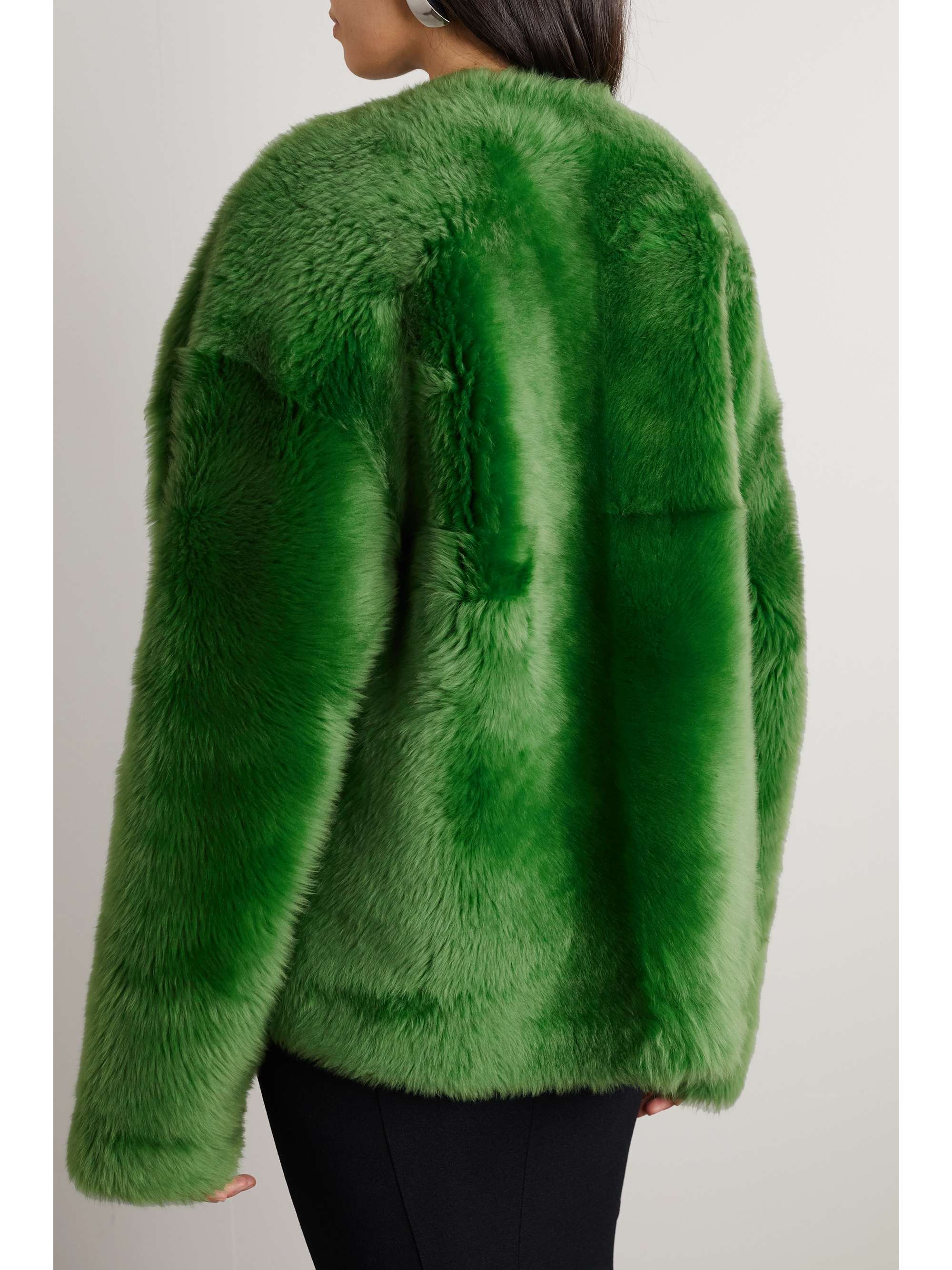 PETAR PETROV Jacke aus Faux Fur