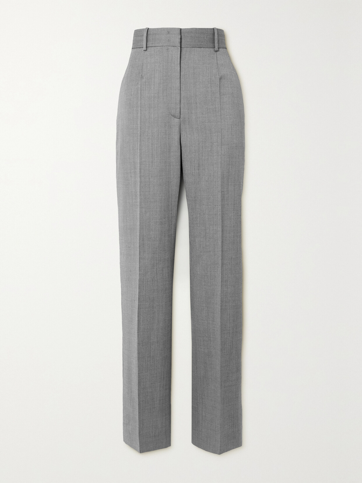 Another Tomorrow - + Net Sustain Wool-blend Twill Straight-leg Pants - Black