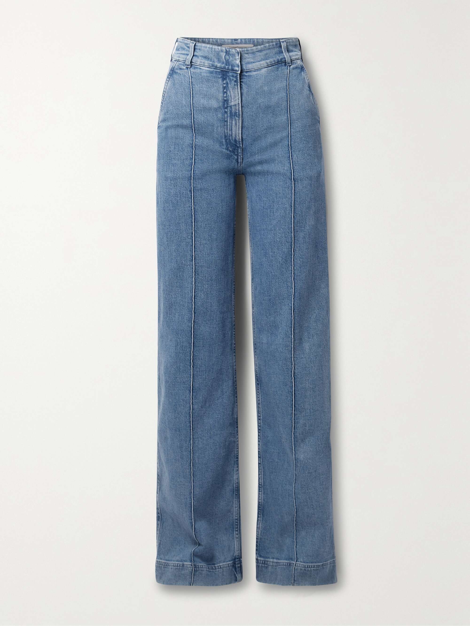 ANOTHER TOMORROW + NET SUSTAIN high-rise straight-leg organic jeans ...