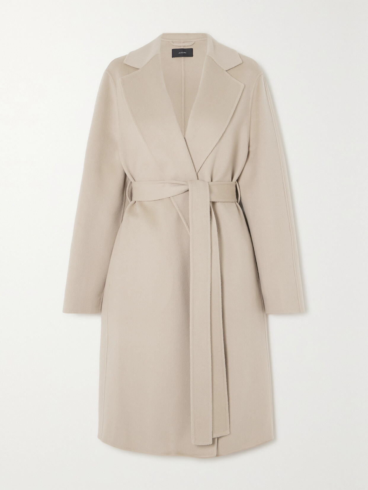 Joseph - Cenda Belted Wool And Cashmere-blend Coat - Cream