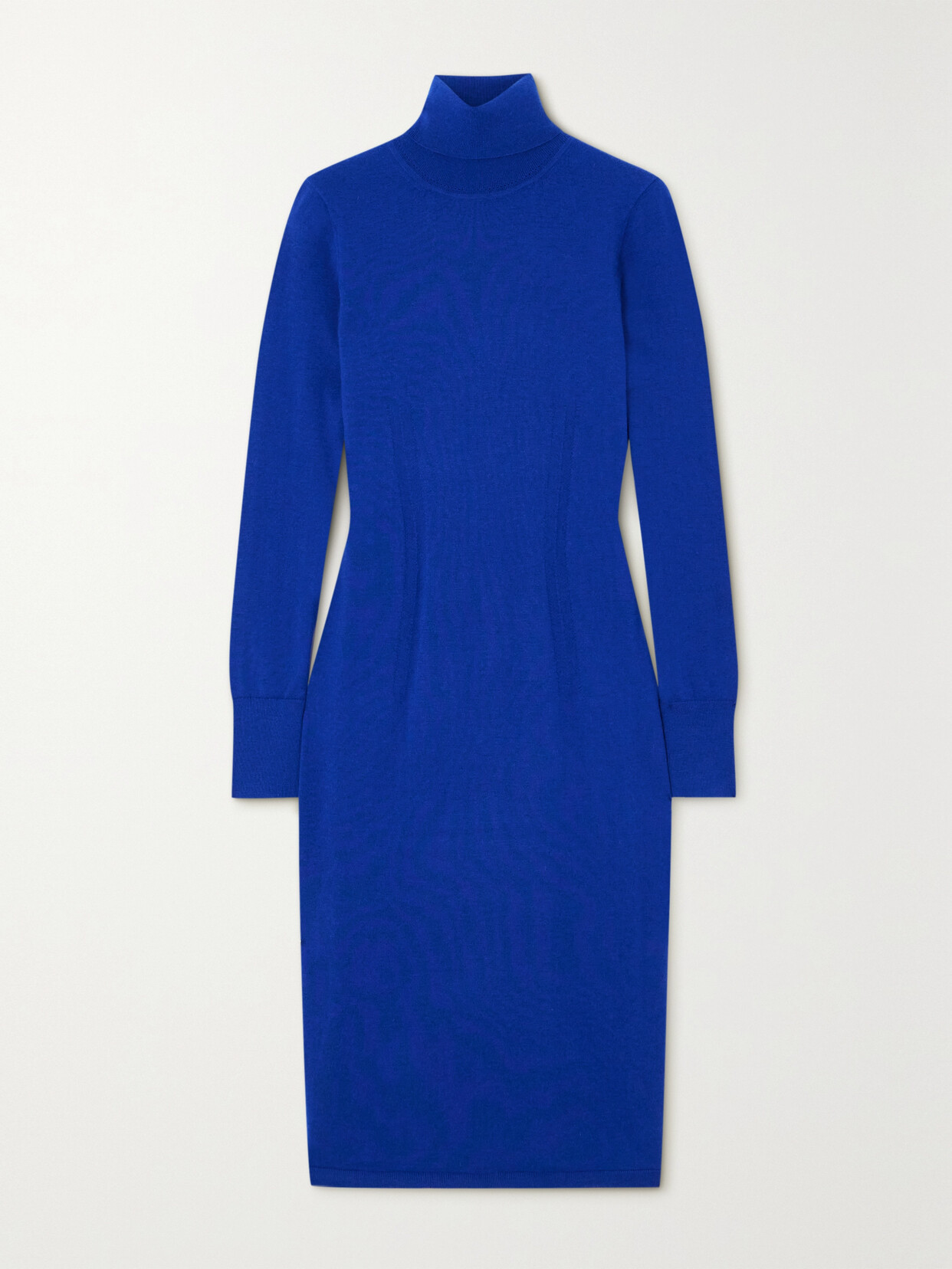 Joseph - Cashmere-blend Turtleneck Midi Dress - Blue