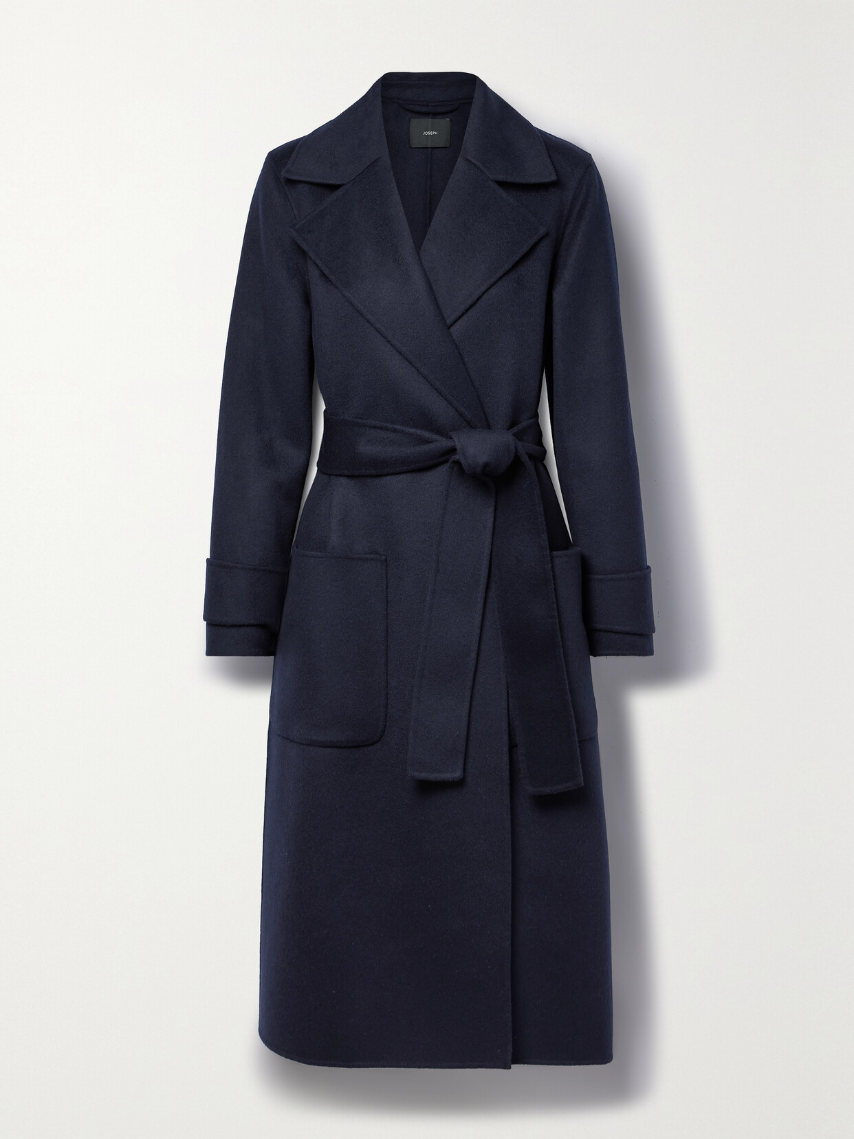 Joseph - Arline Double-breasted Wool And Cashmere-blend Felt Coat - Blue