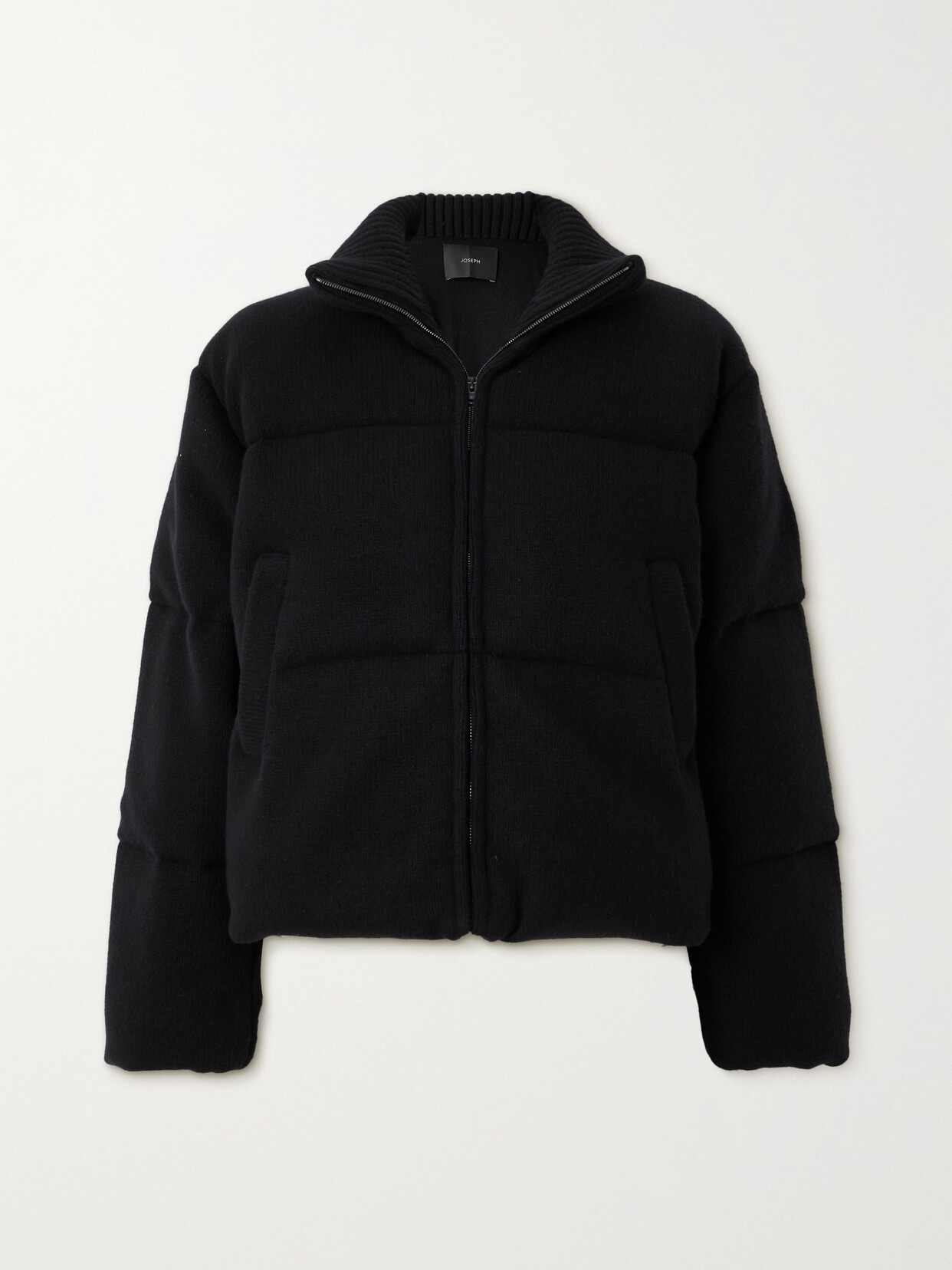 Joseph - Quilted Merino Wool Down Jacket - Black