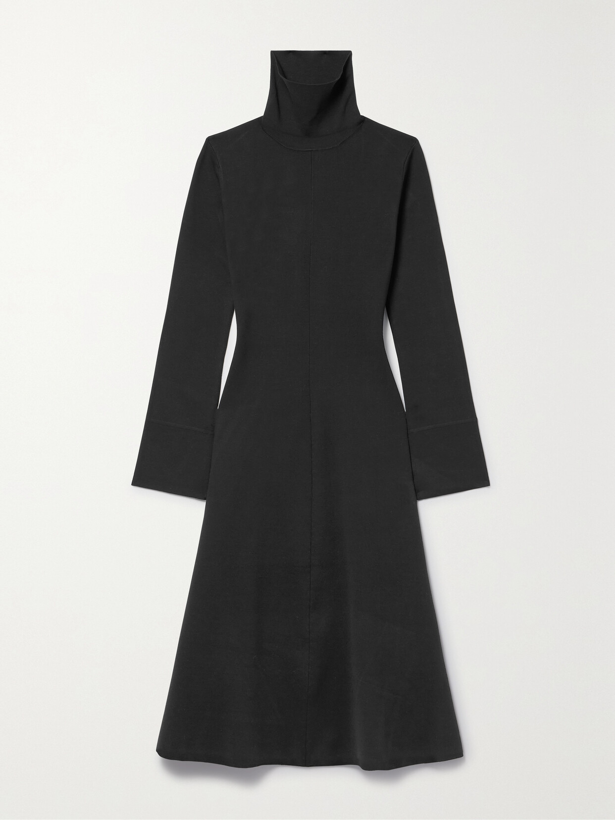 Joseph Silk Stretch Dress In Black