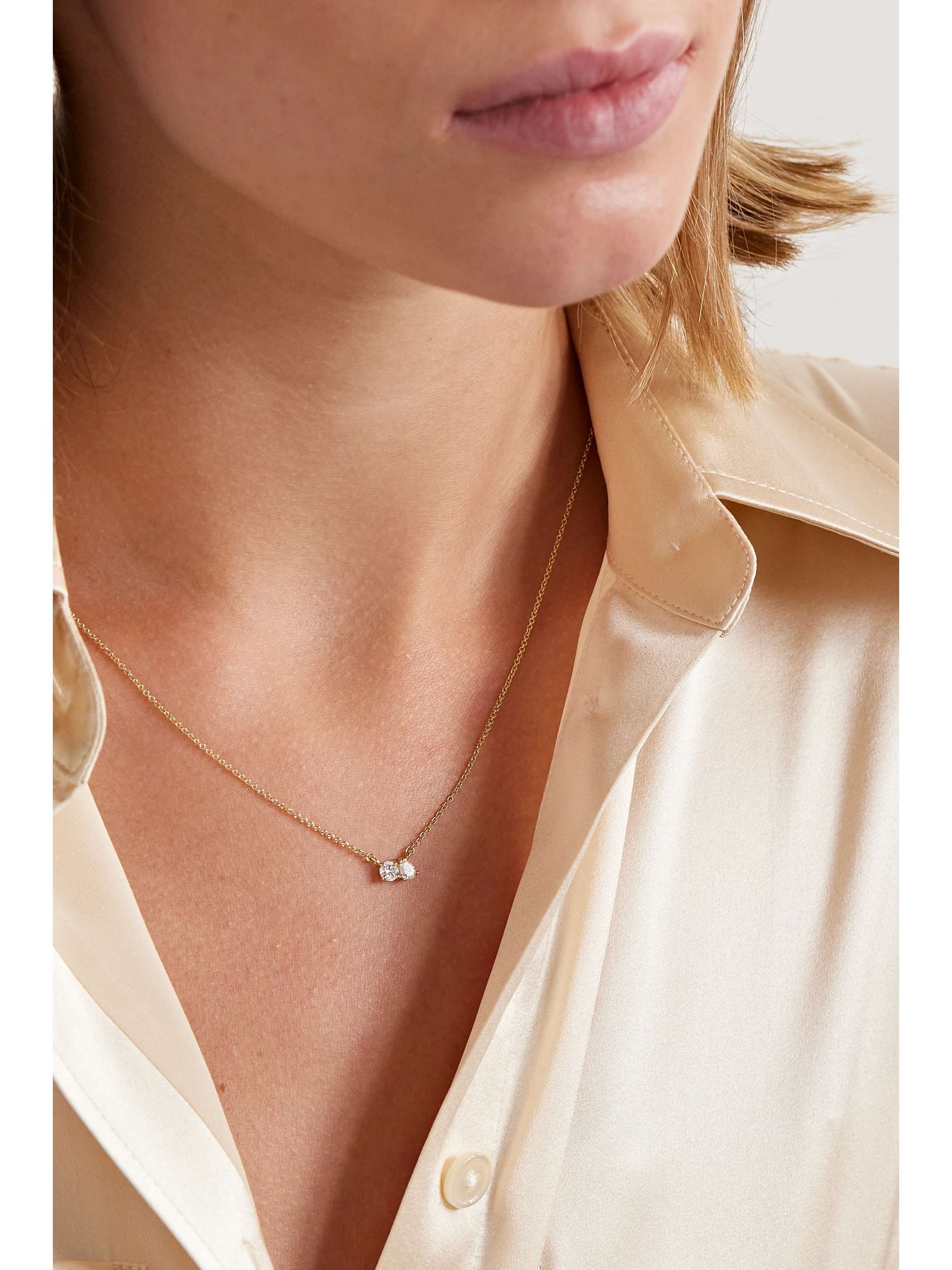 STONE AND STRAND Jubilee 14karat gold laboratorygrown diamond