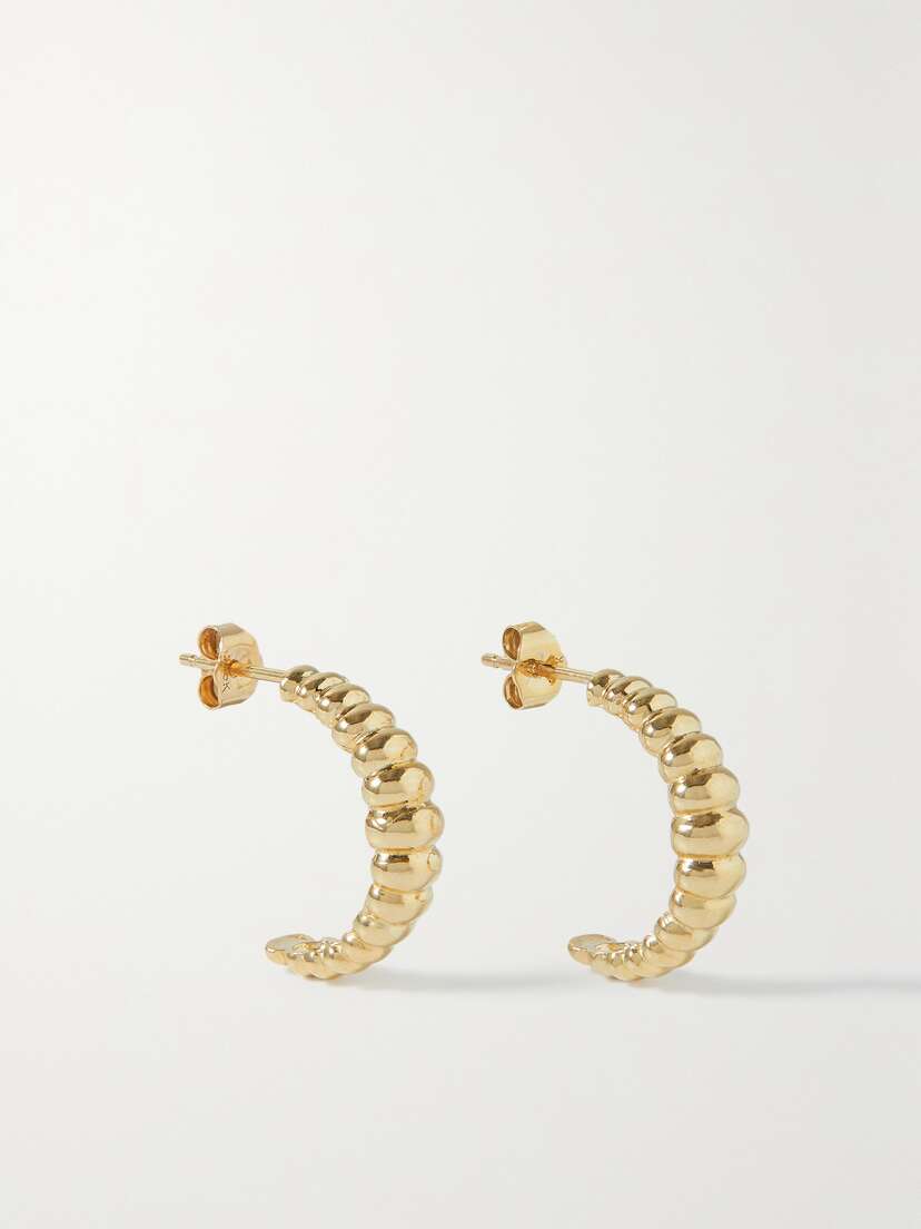 STONE AND STRAND Jelly Beans 10-karat Gold Earrings