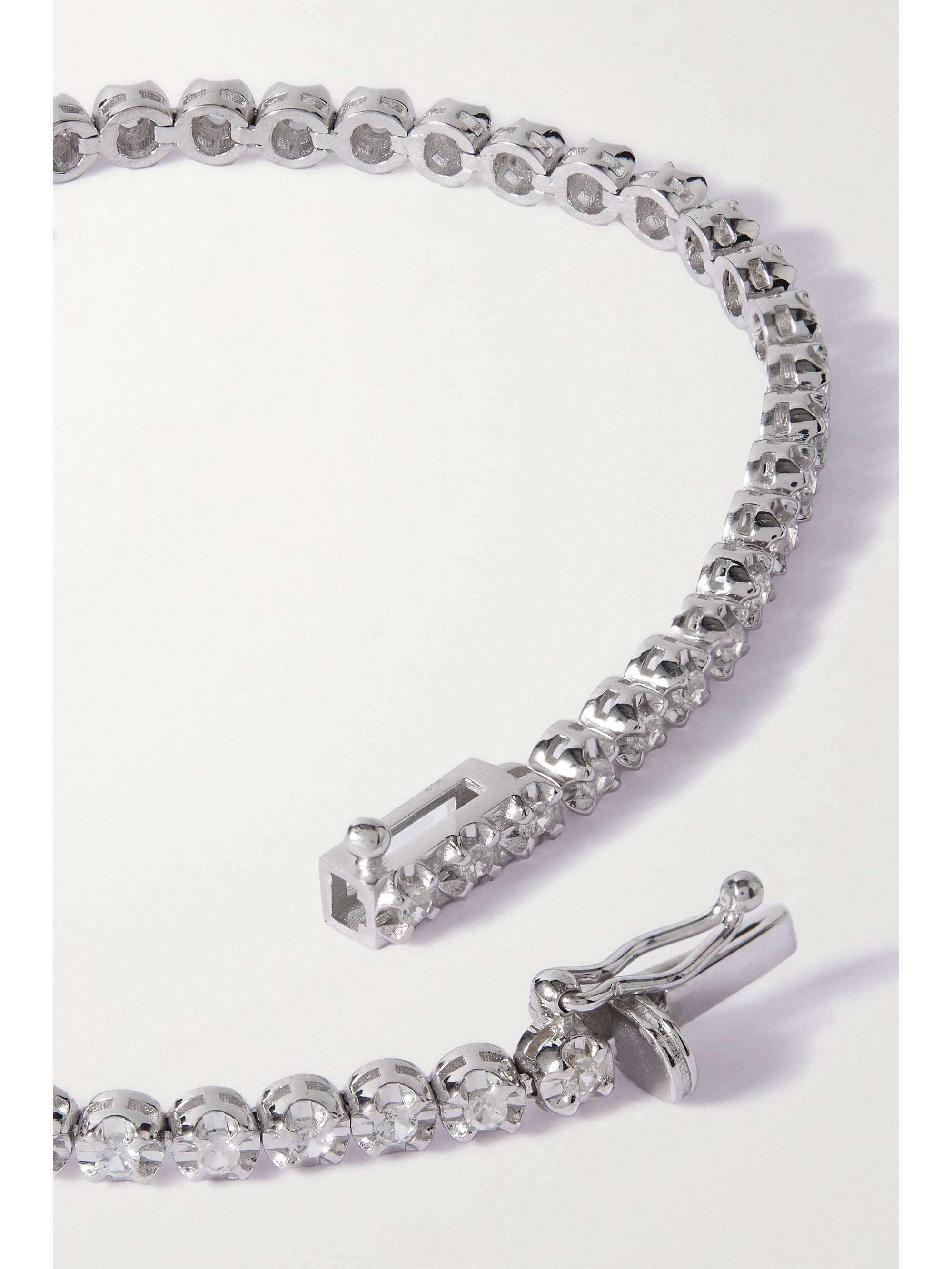 STONE AND STRAND Crown Princess 14karat white gold, diamond and