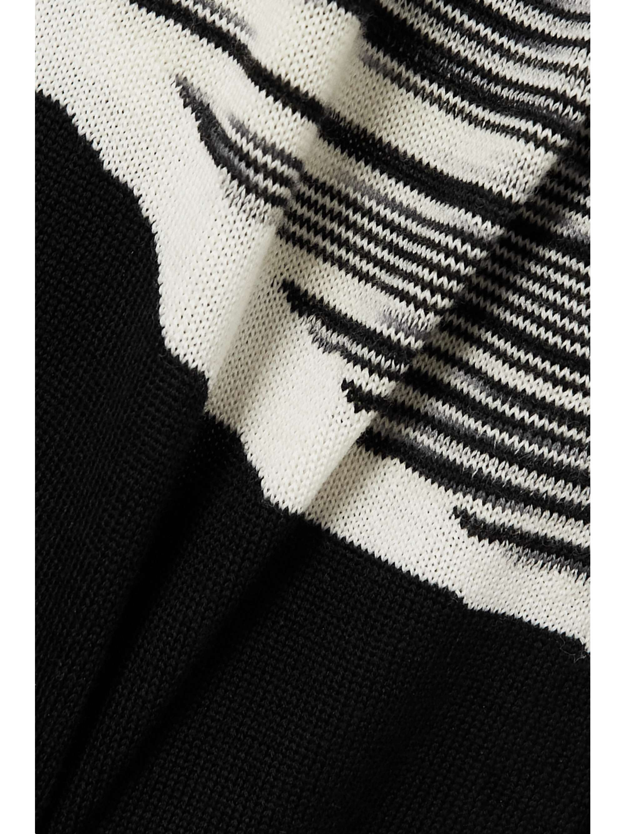 MISSONI 인타르시아 니트 울 스트레이트 팬츠