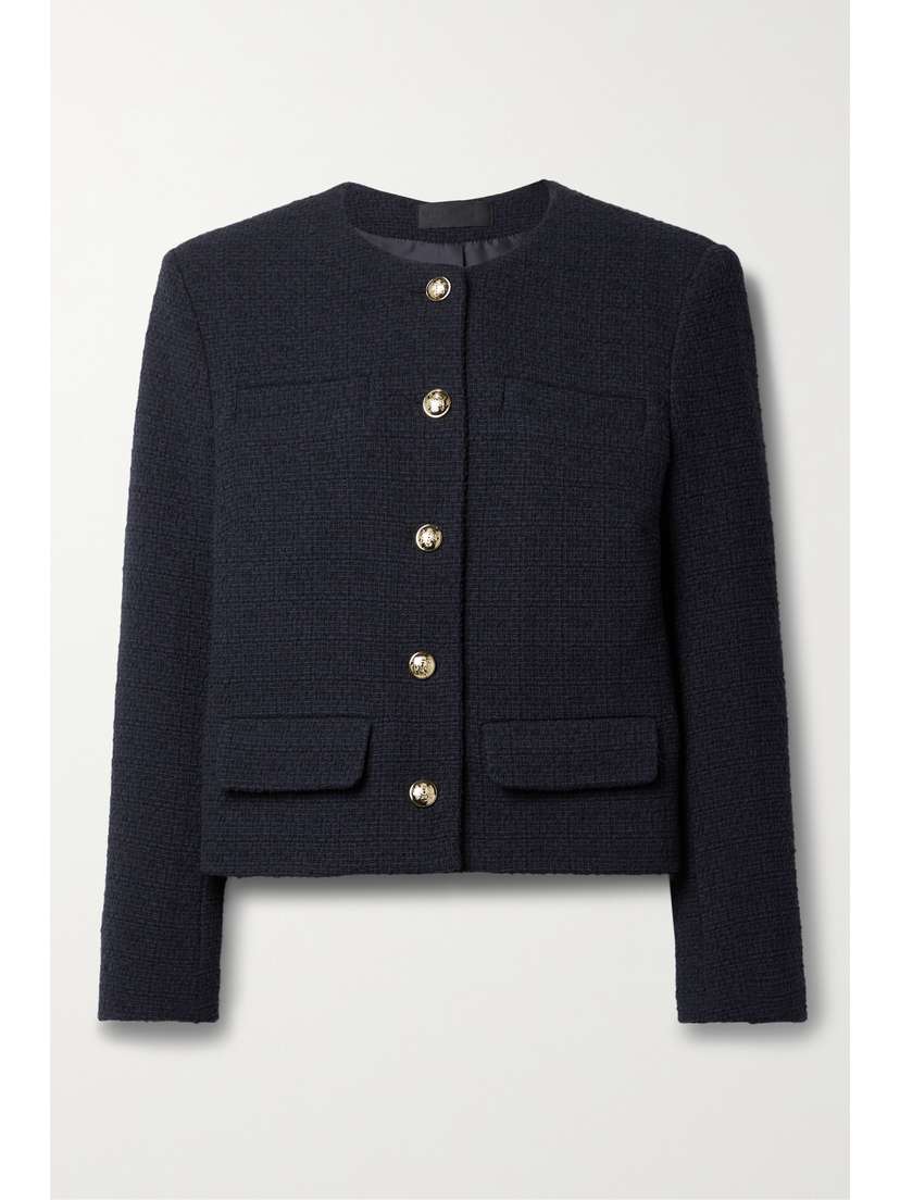 Nili Lotan Paige Cotton-blend Tweed Blazer