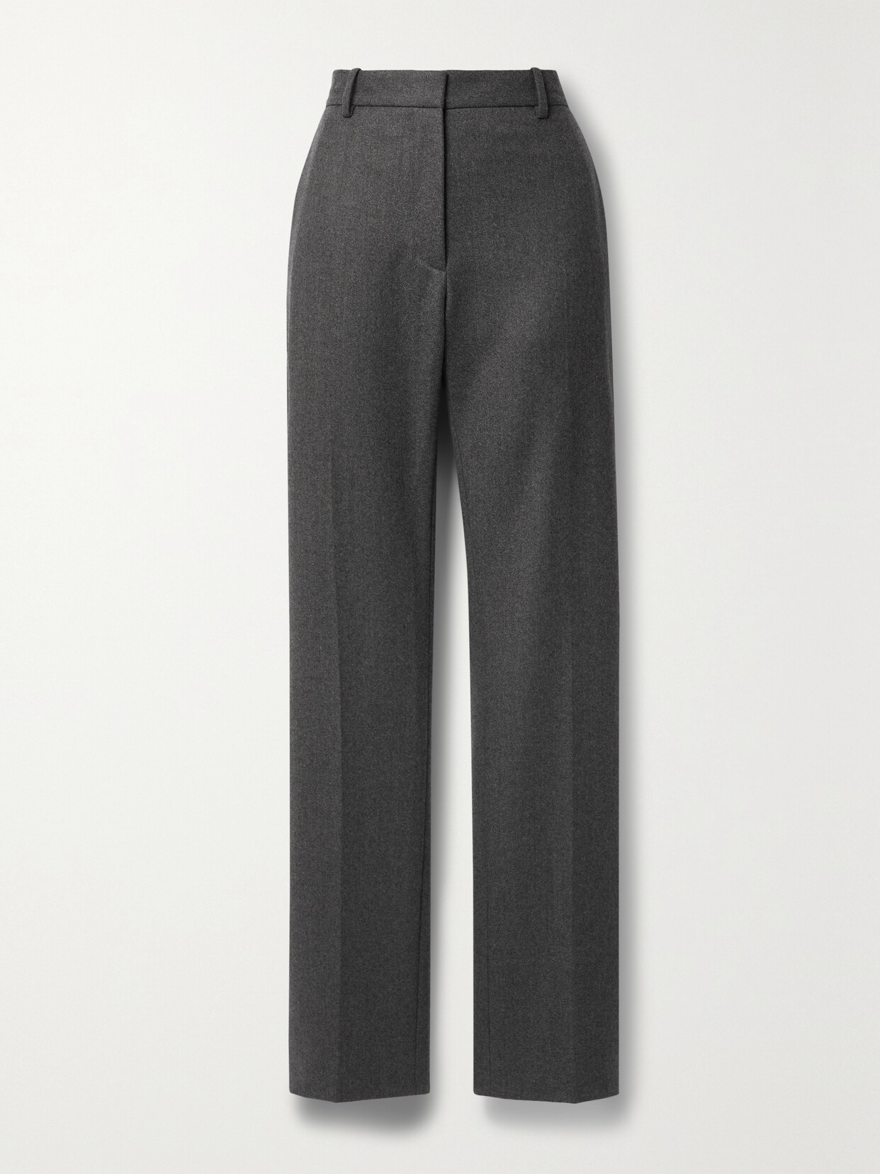 Nili Lotan Anatole Wool Straight-leg Pants - Gray