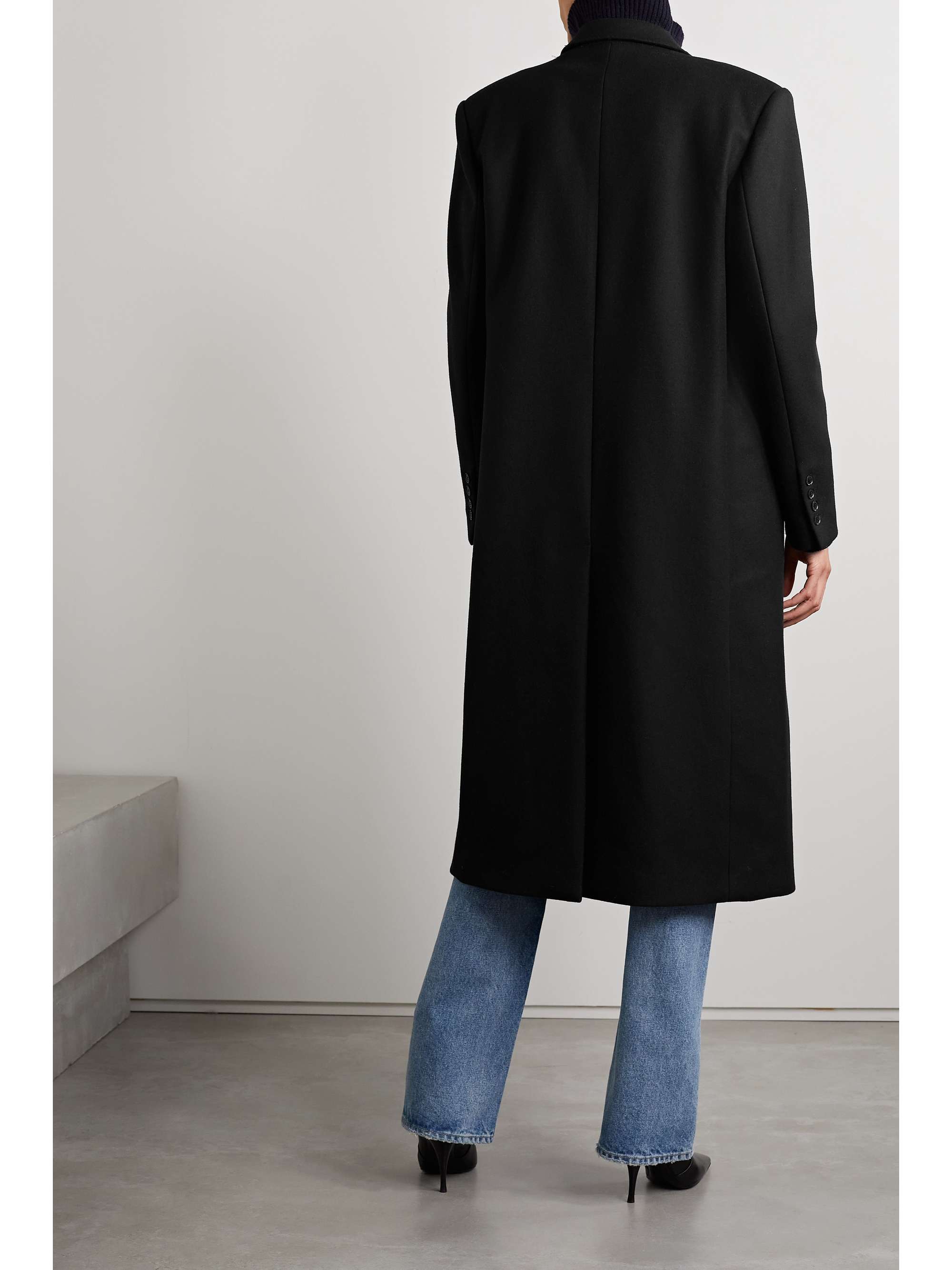 NILI LOTAN Edmont double-breasted wool-blend coat | NET-A-PORTER