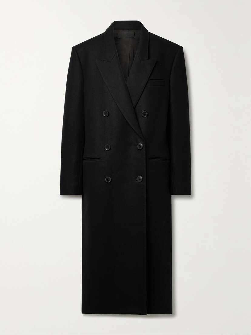 Nili Lotan Edmont Double-breasted Wool-blend Coat