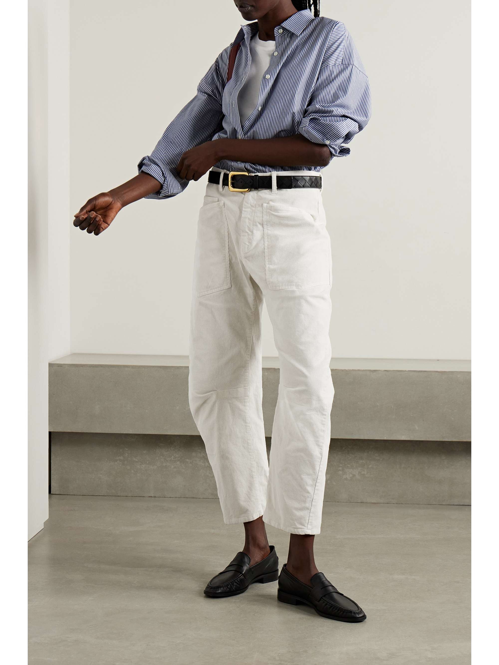 Corduroy shop tapered pants