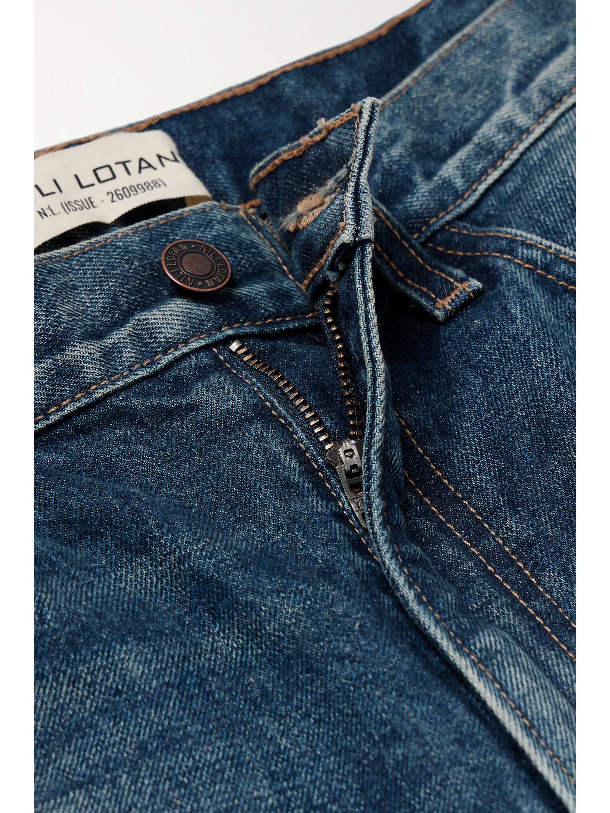 NILI LOTAN Mitchell low-rise wide-leg jeans