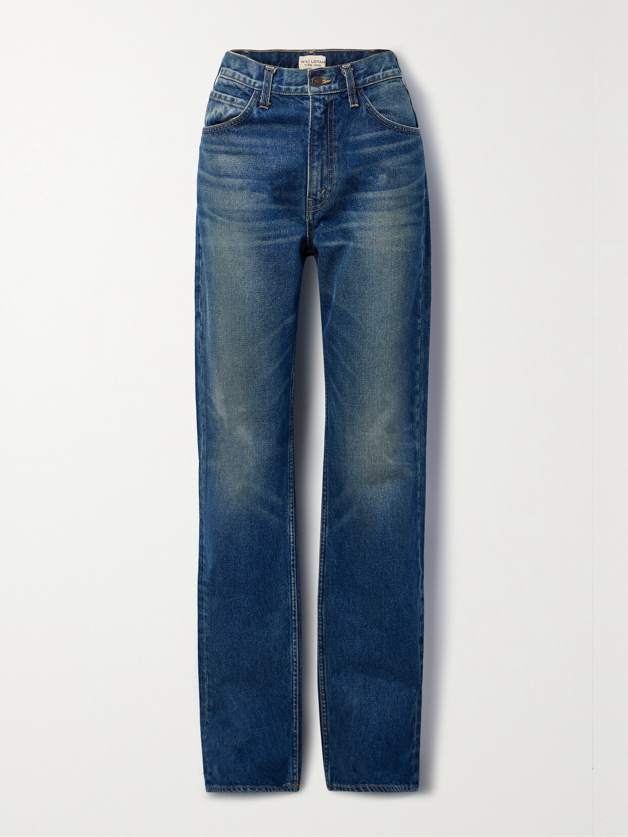 Nili Lotan Mitchell High-rise Jeans - Blue