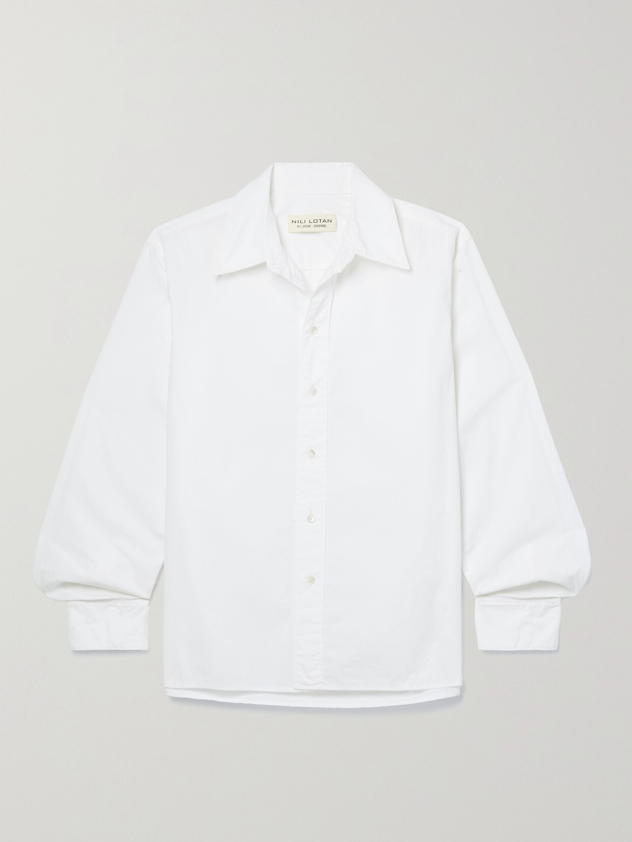 Nili Lotan - Raphael Cotton-poplin Shirt - White