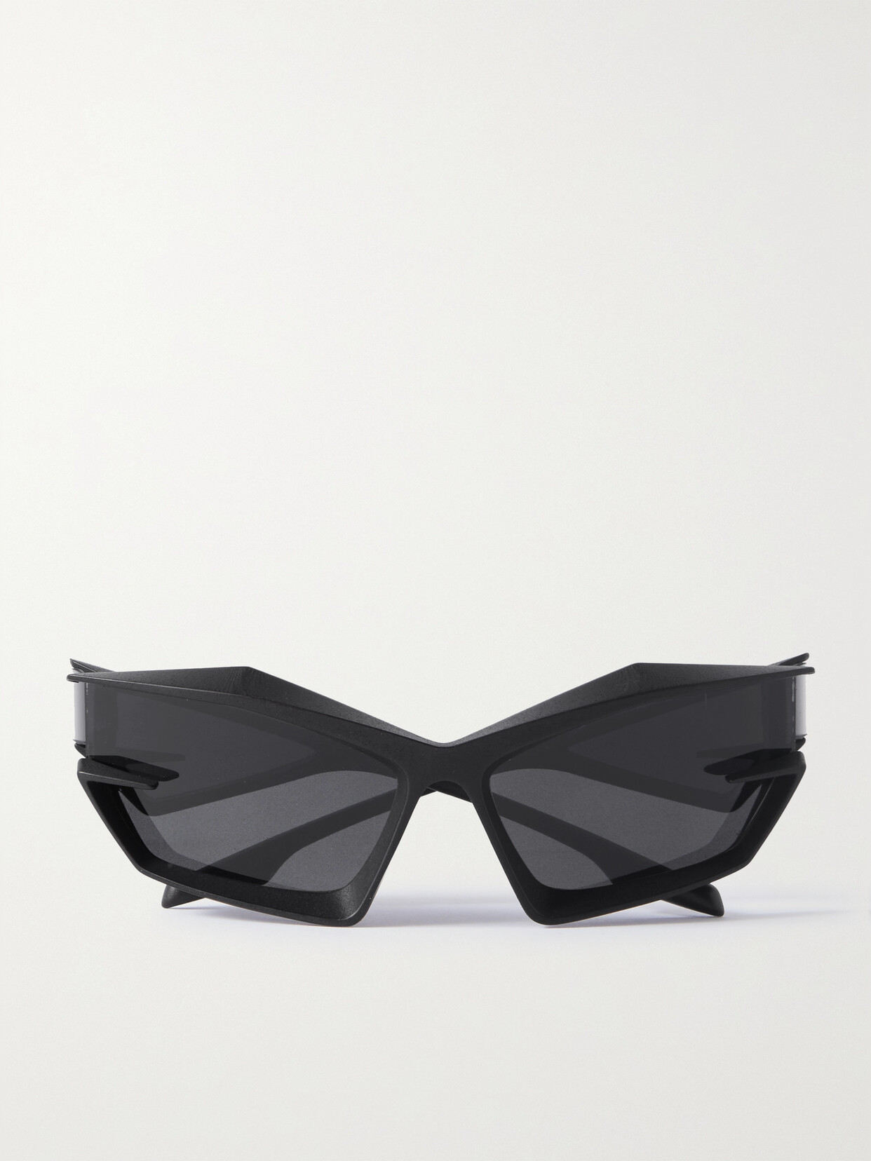 Givenchy Giv Cut Cat-eye Nylon Sunglasses In Black