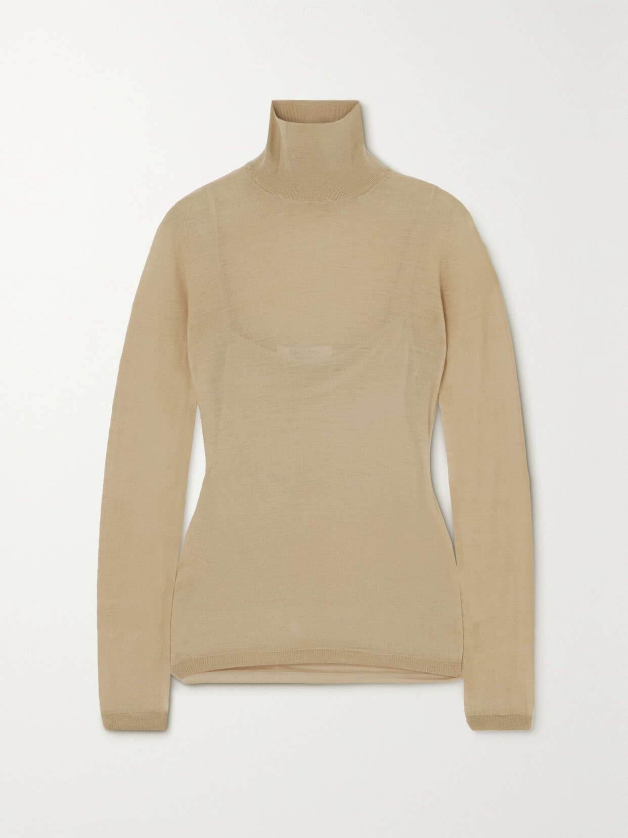 Max Mara - Stresa Wool Turtleneck Top - Brown