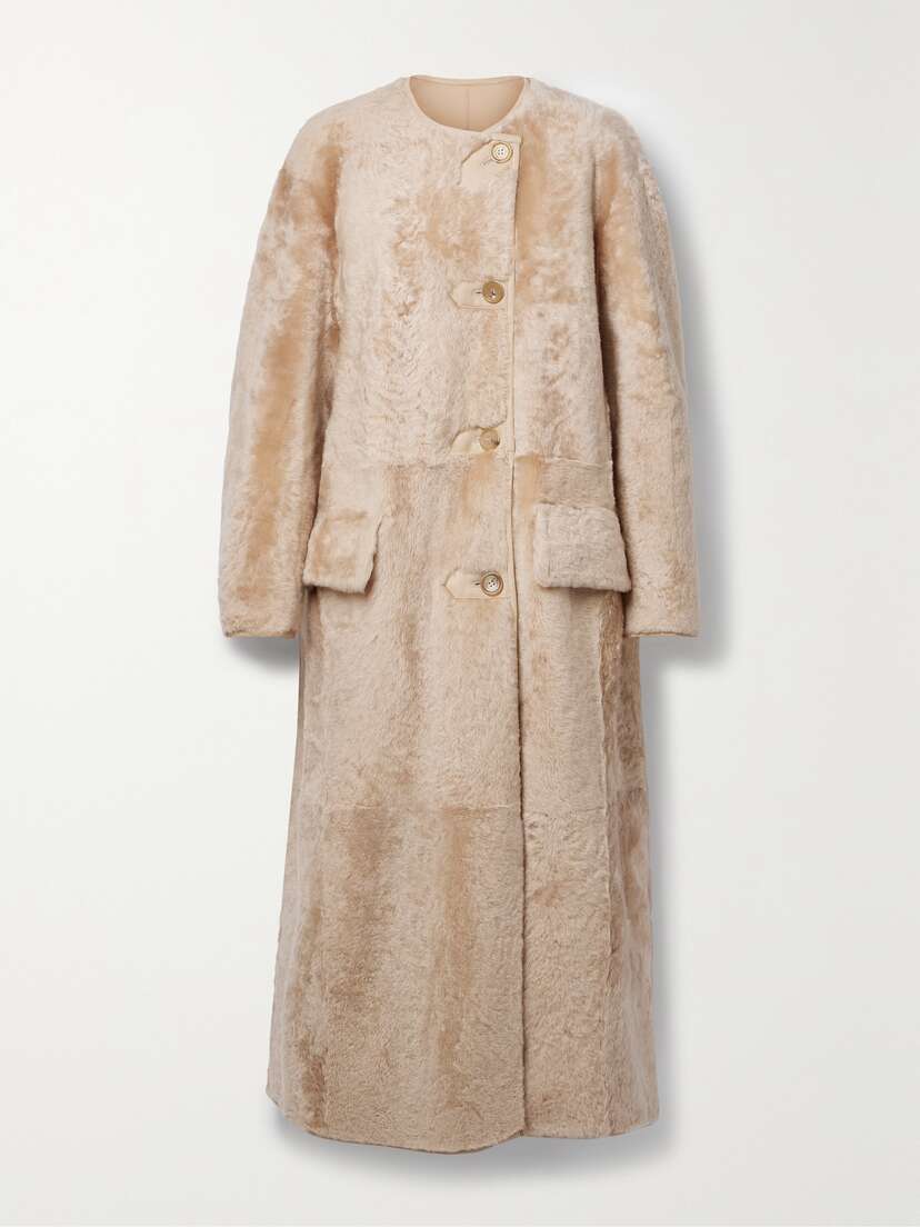 Max Mara Talamo Reversible Shearling Coat