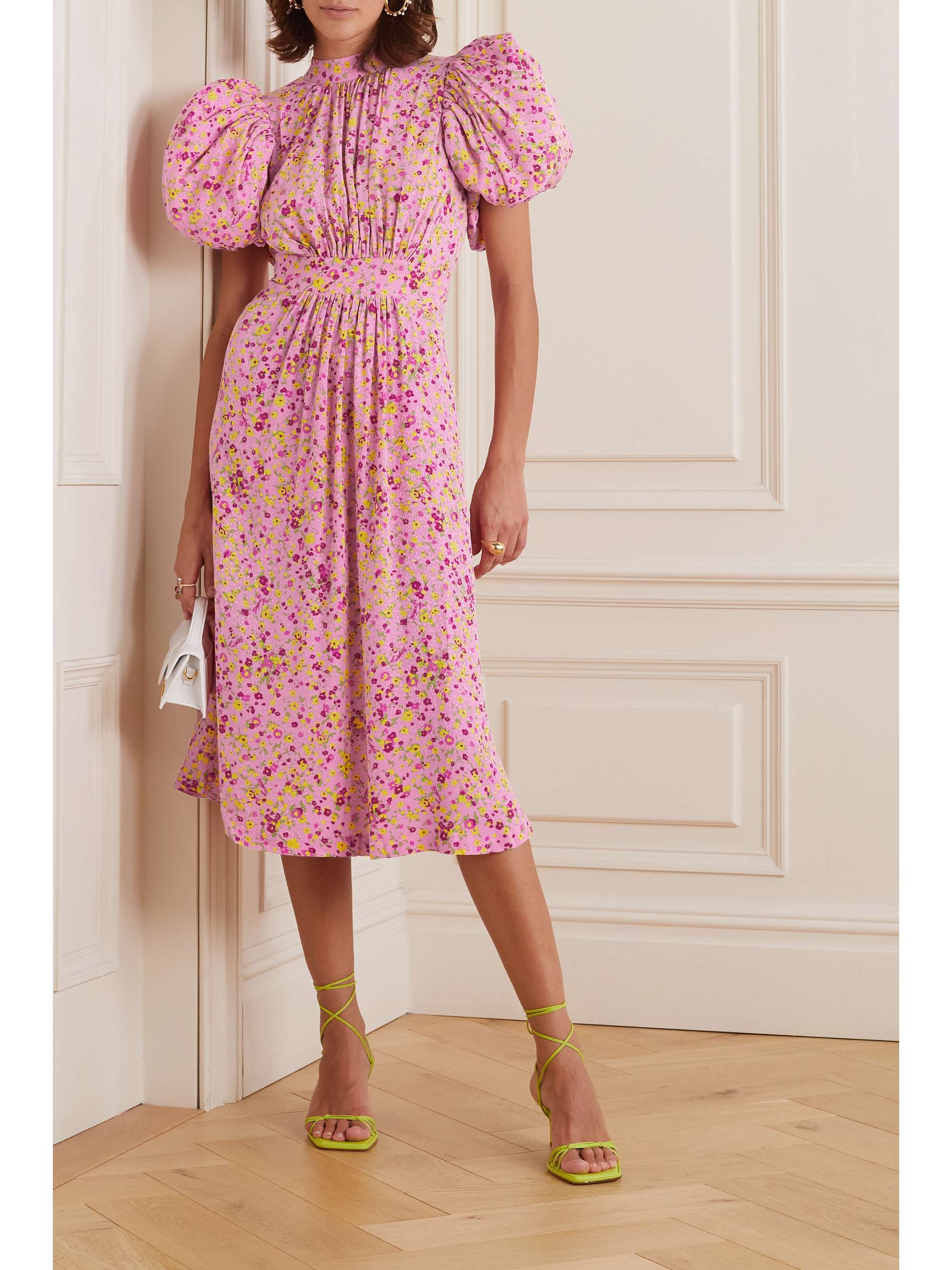 Rotate jacquard on sale dress