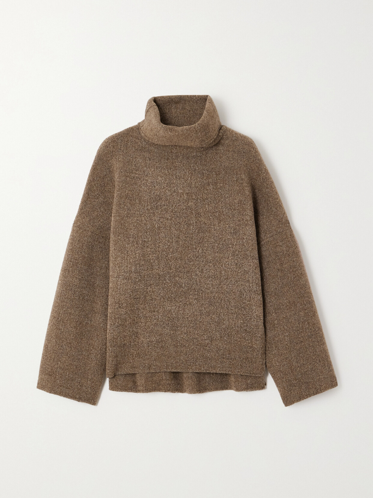 GAUCHERE - Lama-blend Turtleneck Sweater - Brown