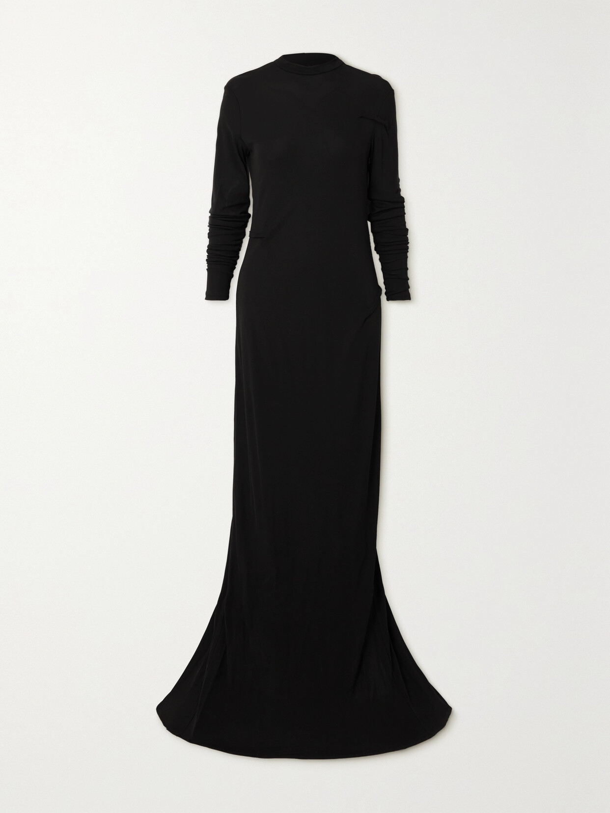 Gauchere Crepe Maxi Dress - Black