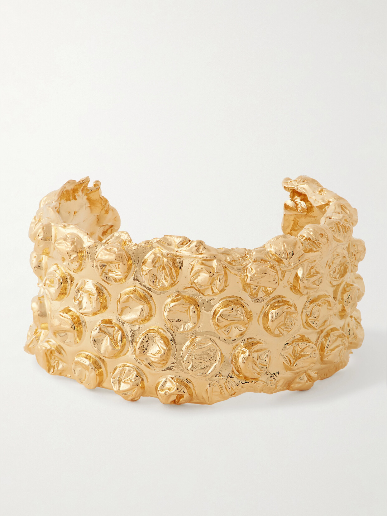 COMPLETEDWORKS THE BUBBLE TO END ALL BUBBLES GOLD-PLATED CUFF