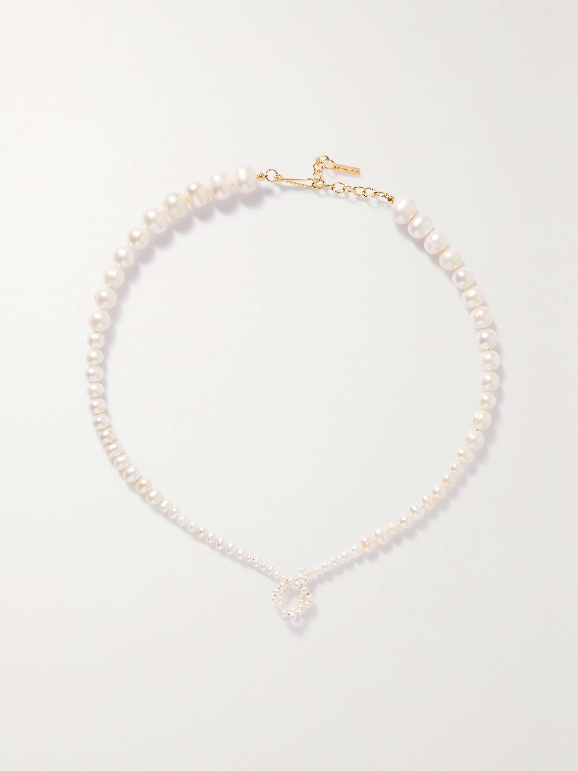 COMPLETEDWORKS NET SUSTAIN P118 recycled gold vermeil and pearl necklace NET A PORTER