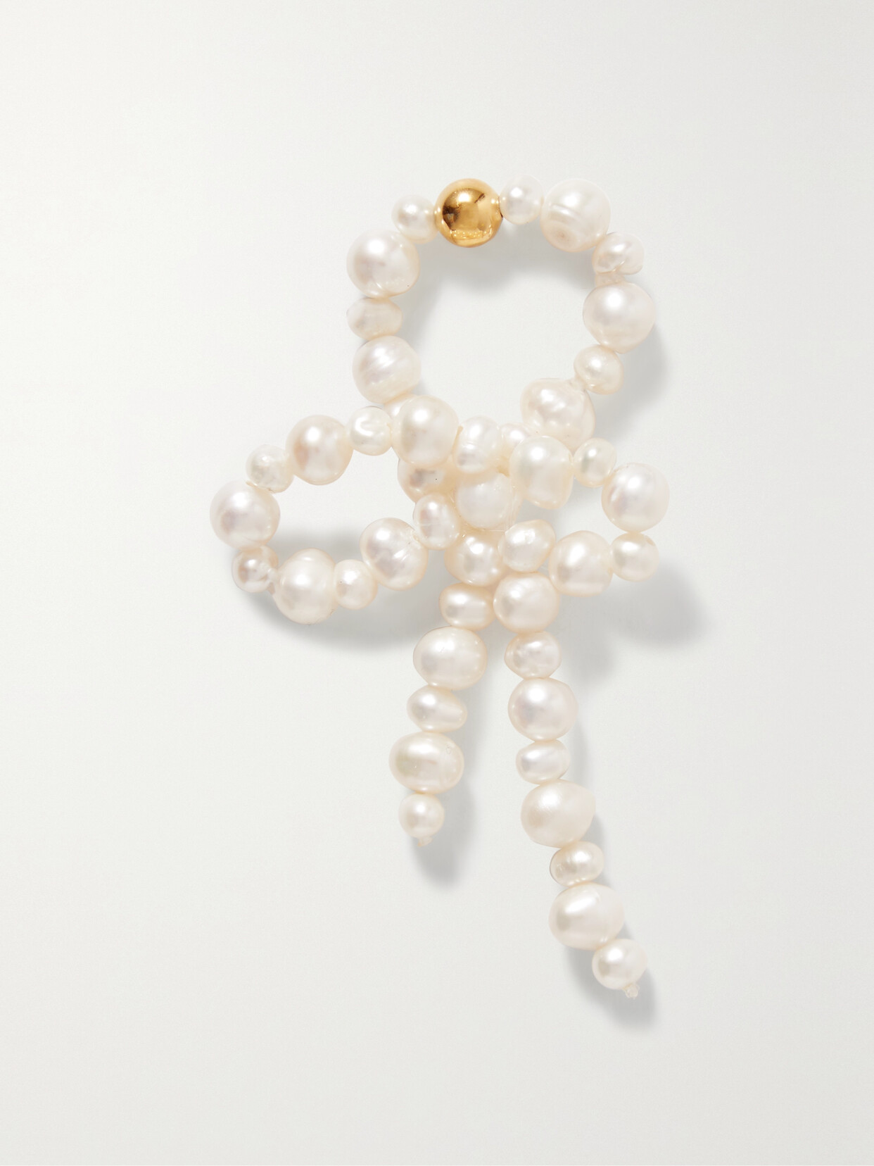 Completedworks - + Net Sustain Recycled Gold Vermeil Pearl Ring - White