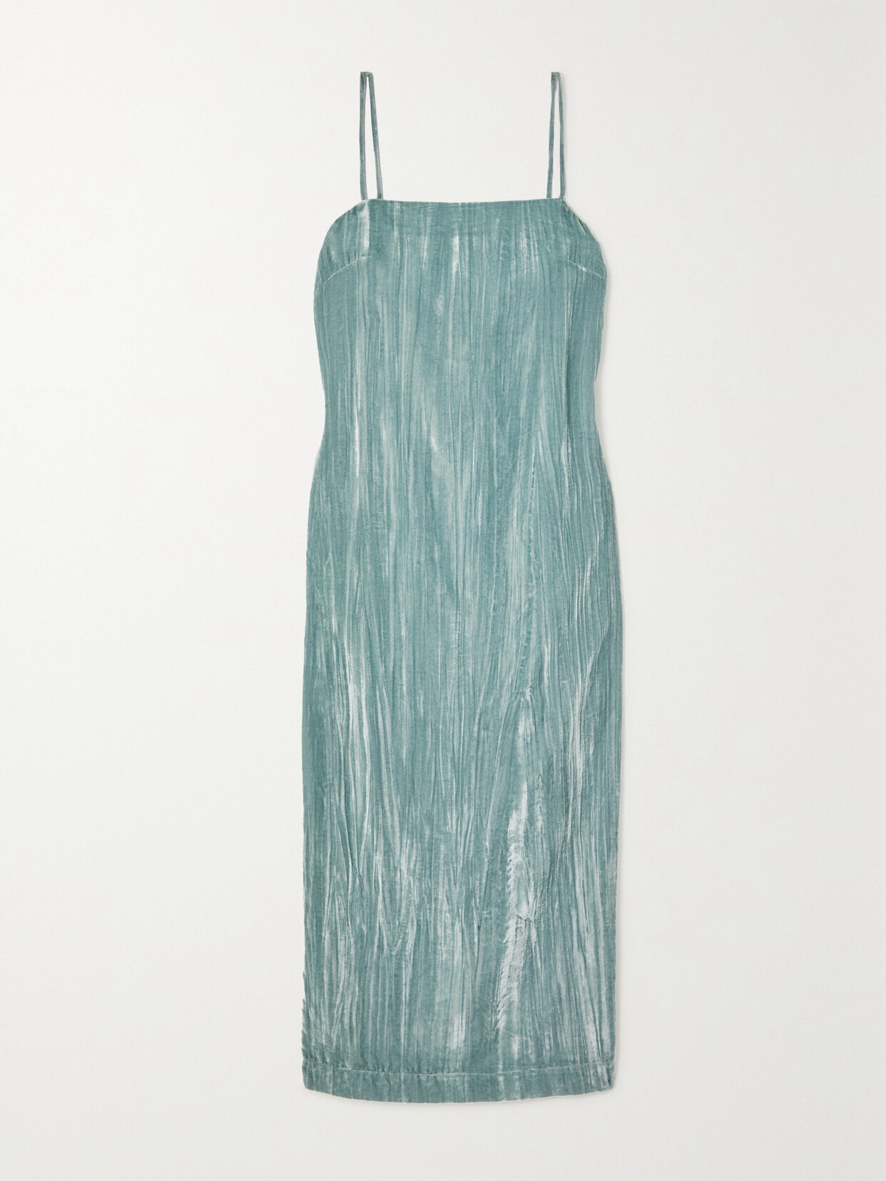 LOULOU STUDIO - Etinas Crushed-velvet Maxi Dress - Blue