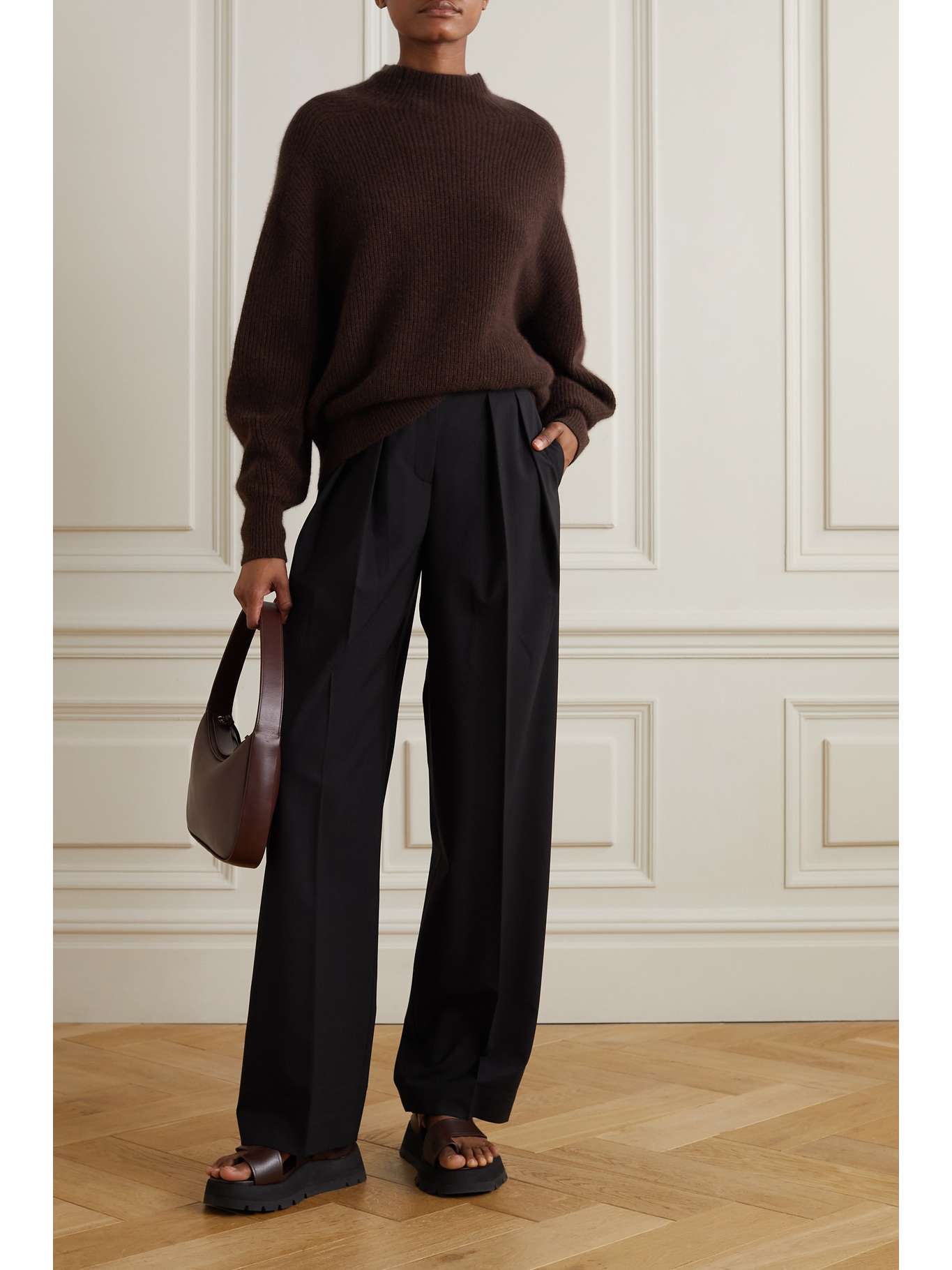 LOULOU STUDIO Safa oversized ribbed wool-blend sweater | NET-A-PORTER