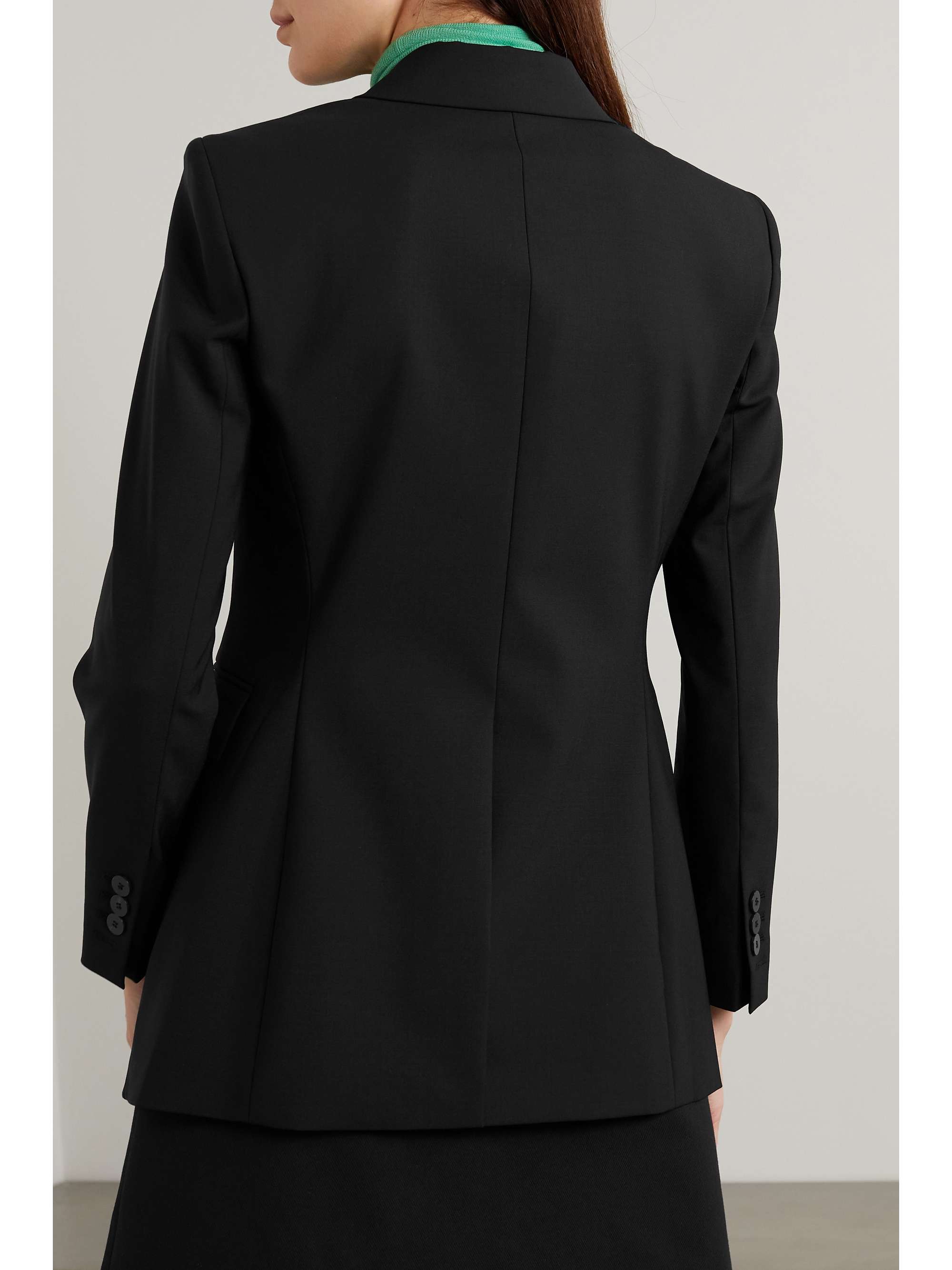 THEORY Round Etiennette grain de poudre stretch-wool blazer
