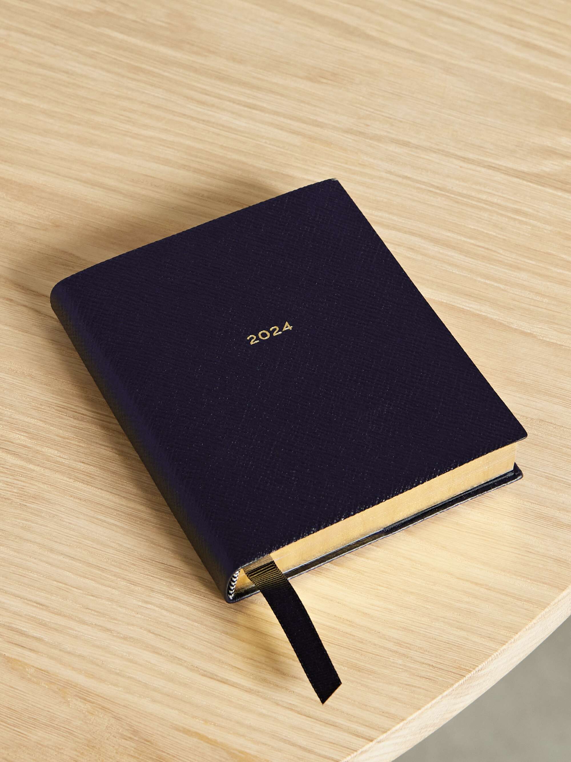 SMYTHSON Panama 2024 textured-leather fashion diary